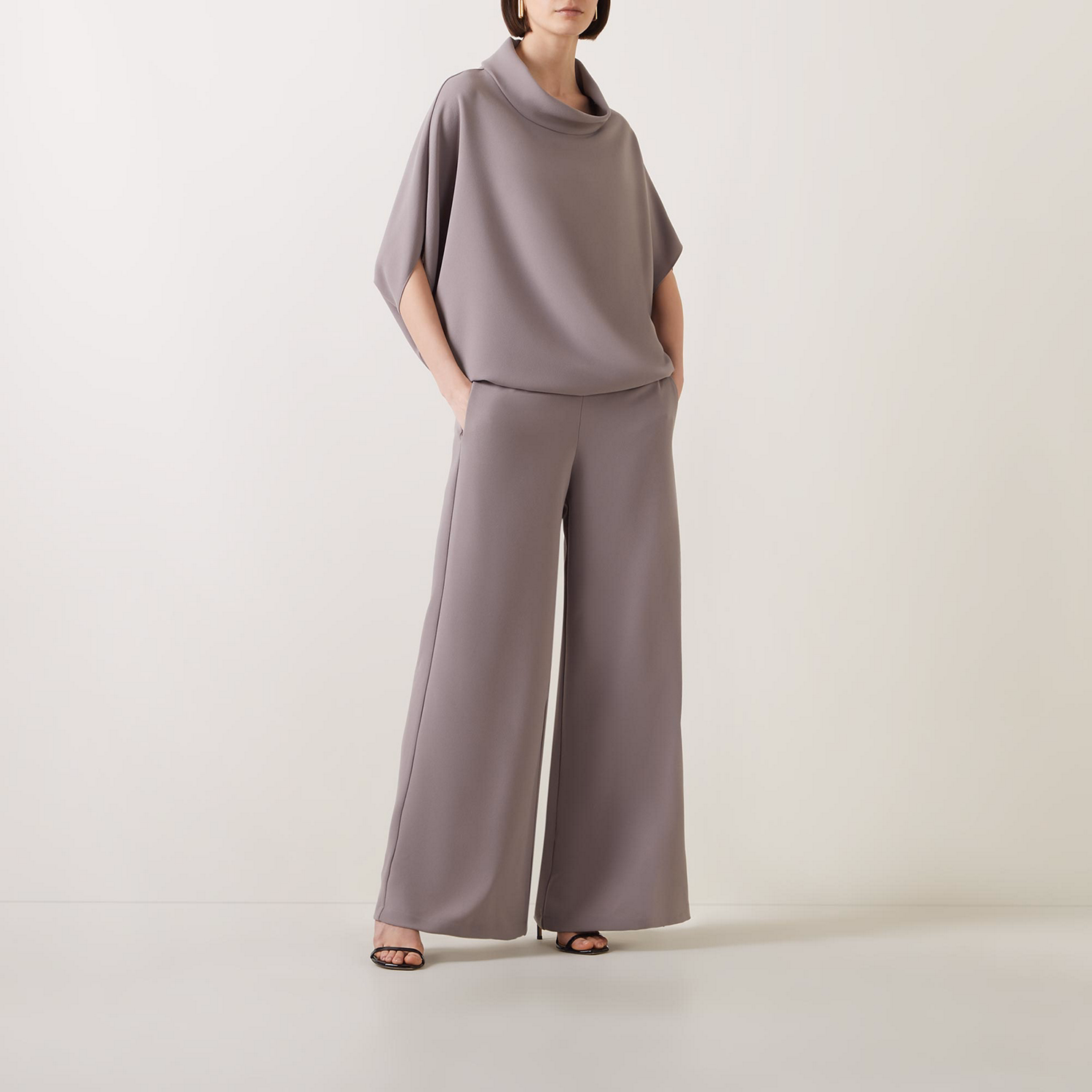 Sage Roll-Neck Blouse