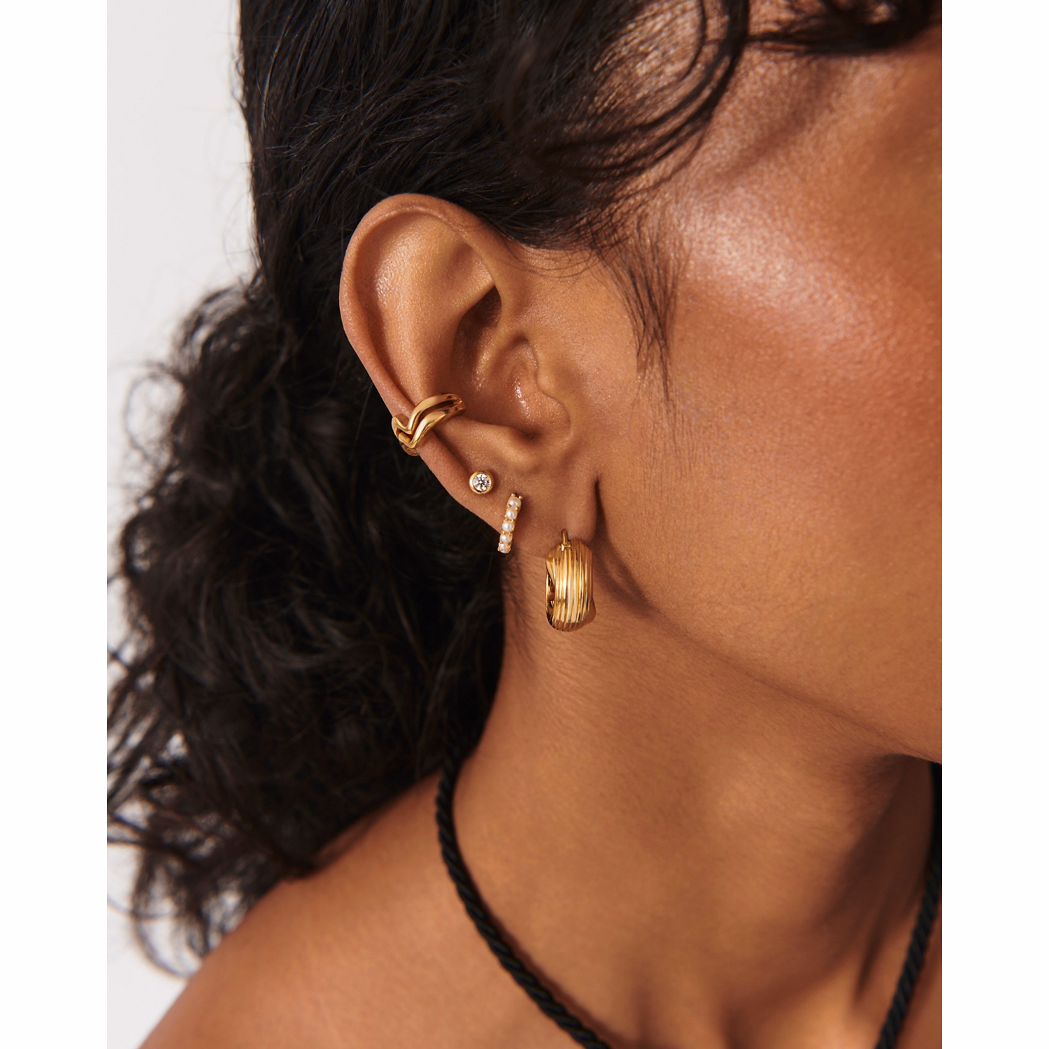 Classic Stone Stud Earrings