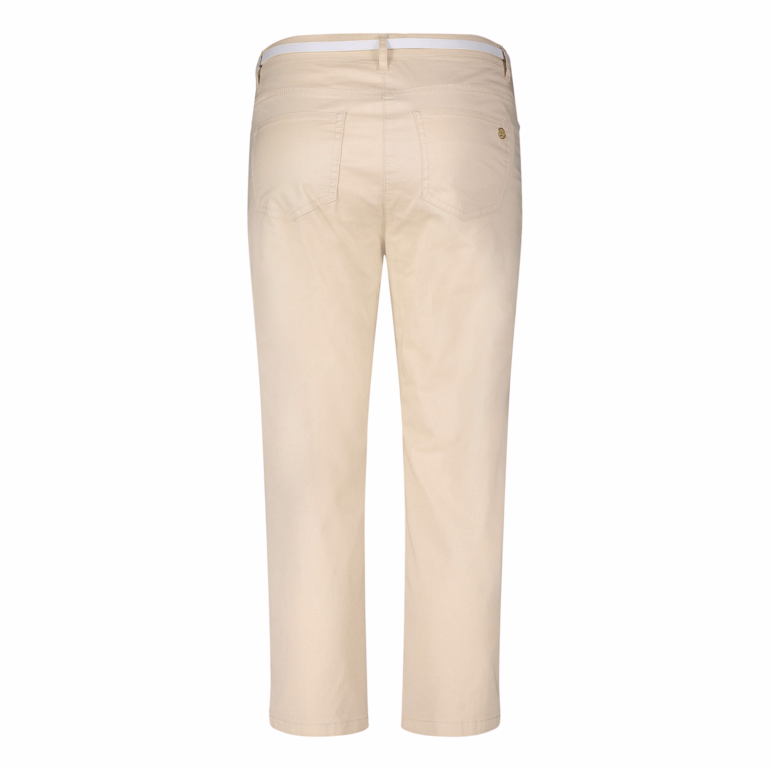 Cropped Belted Trousers