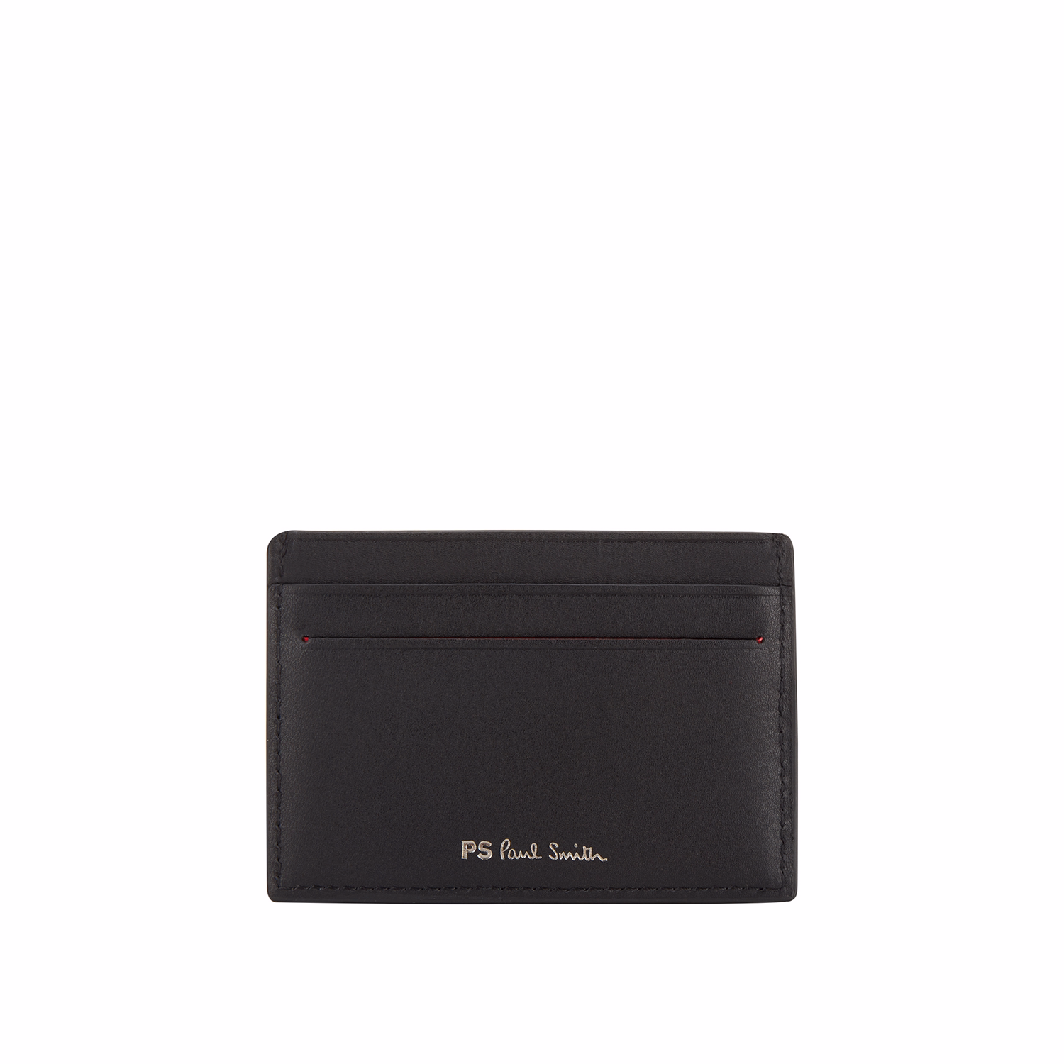 Zebra Logo Leather Cardholder