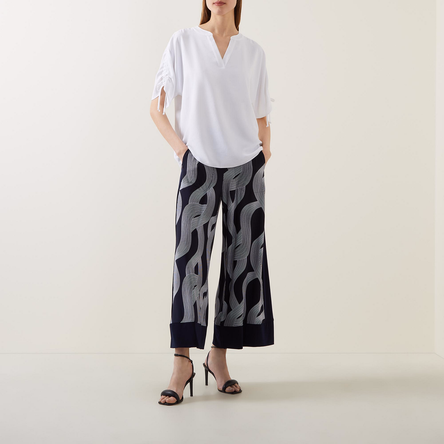 Tie-Fastening Blouse