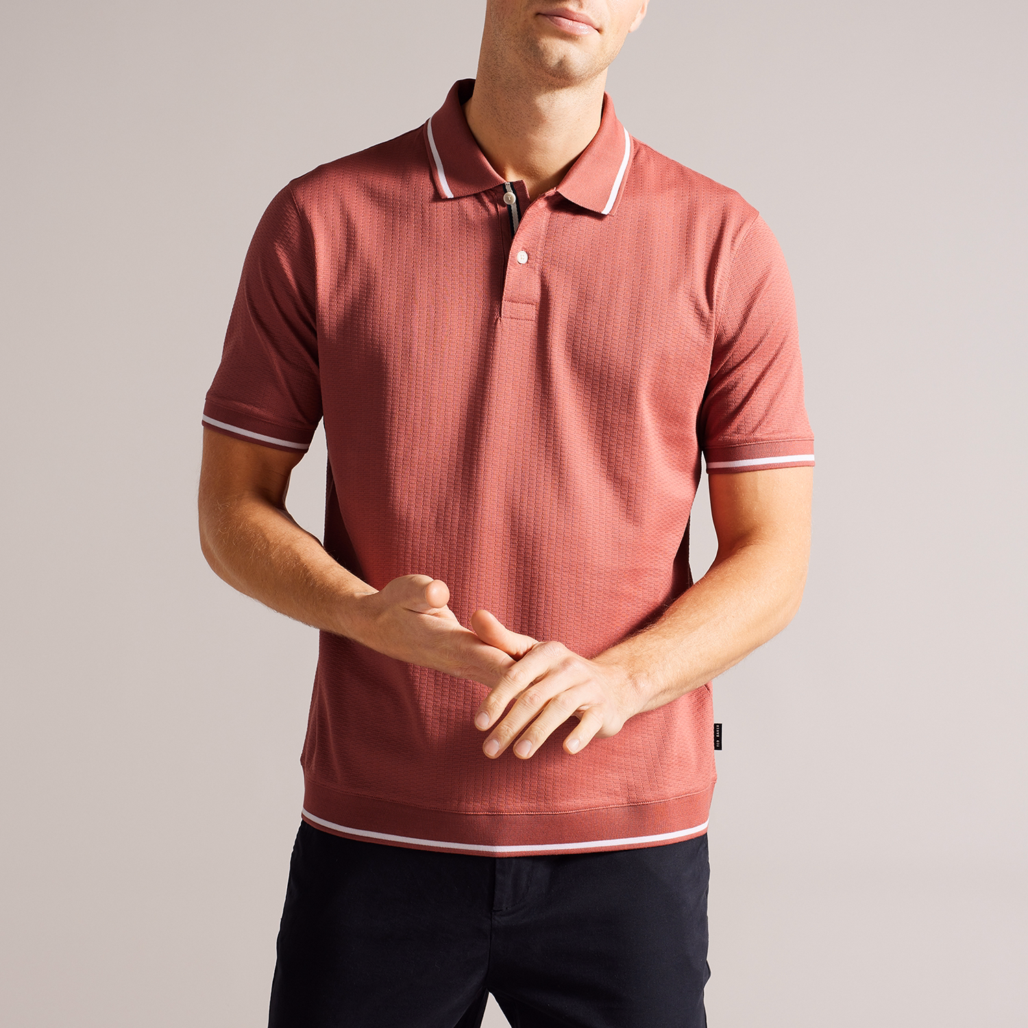 Erwen Textured Polo Shirt
