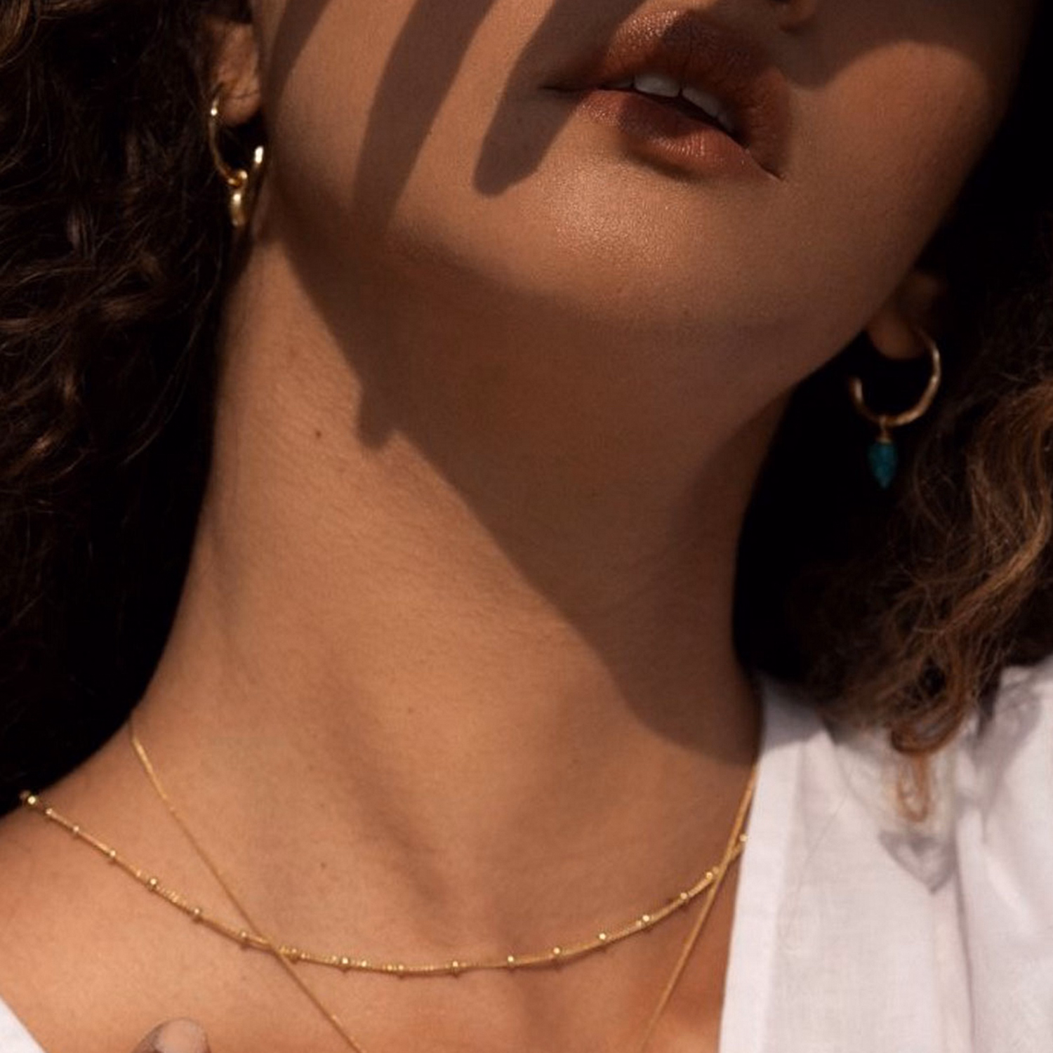 Relic Drop Green Onyx Earrings