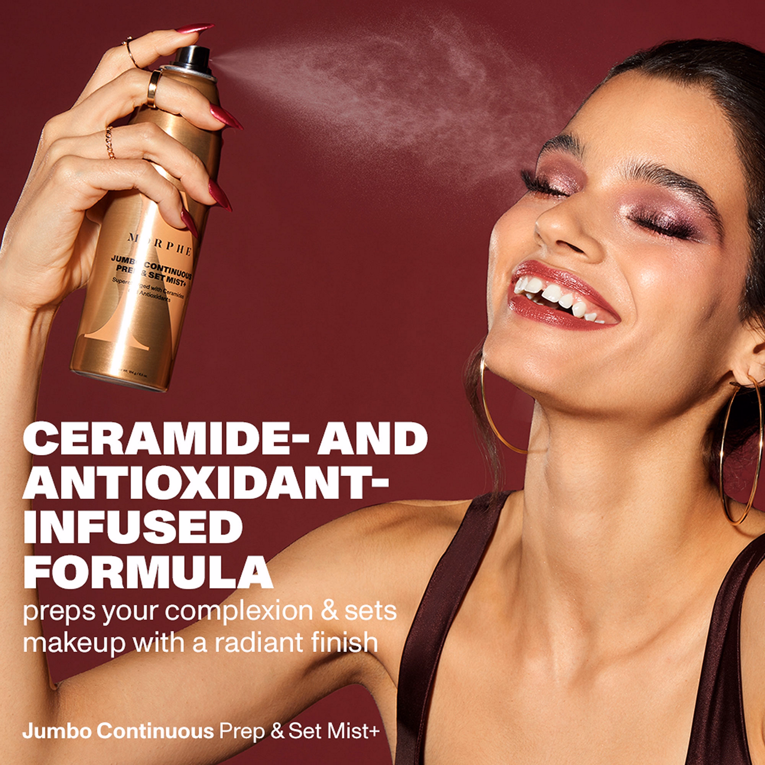 Jumbo Continuous Prep & Set Mist+ Supercharged With Antioxidants And Ceramides