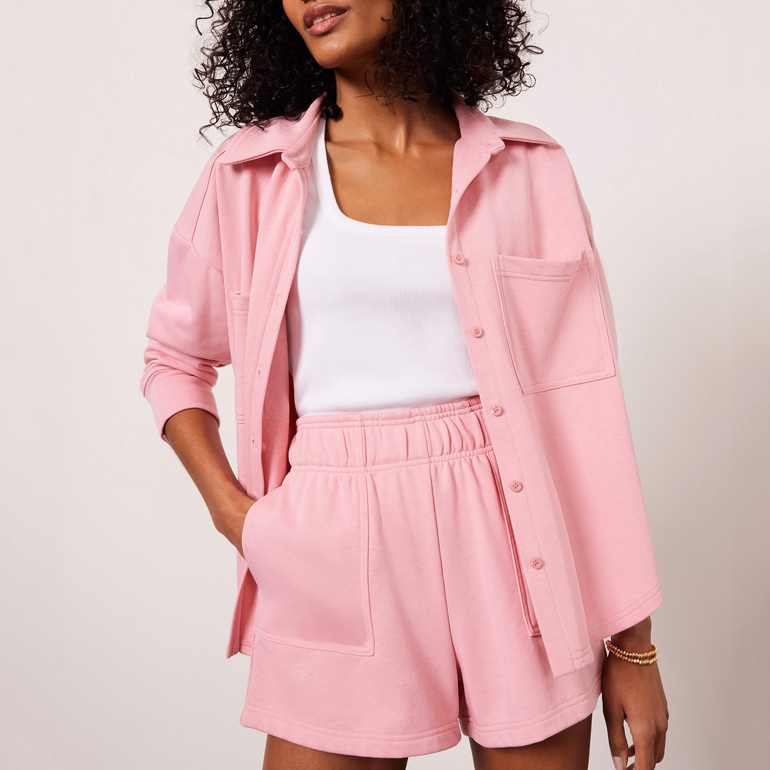 Double-Cuff Overshirt