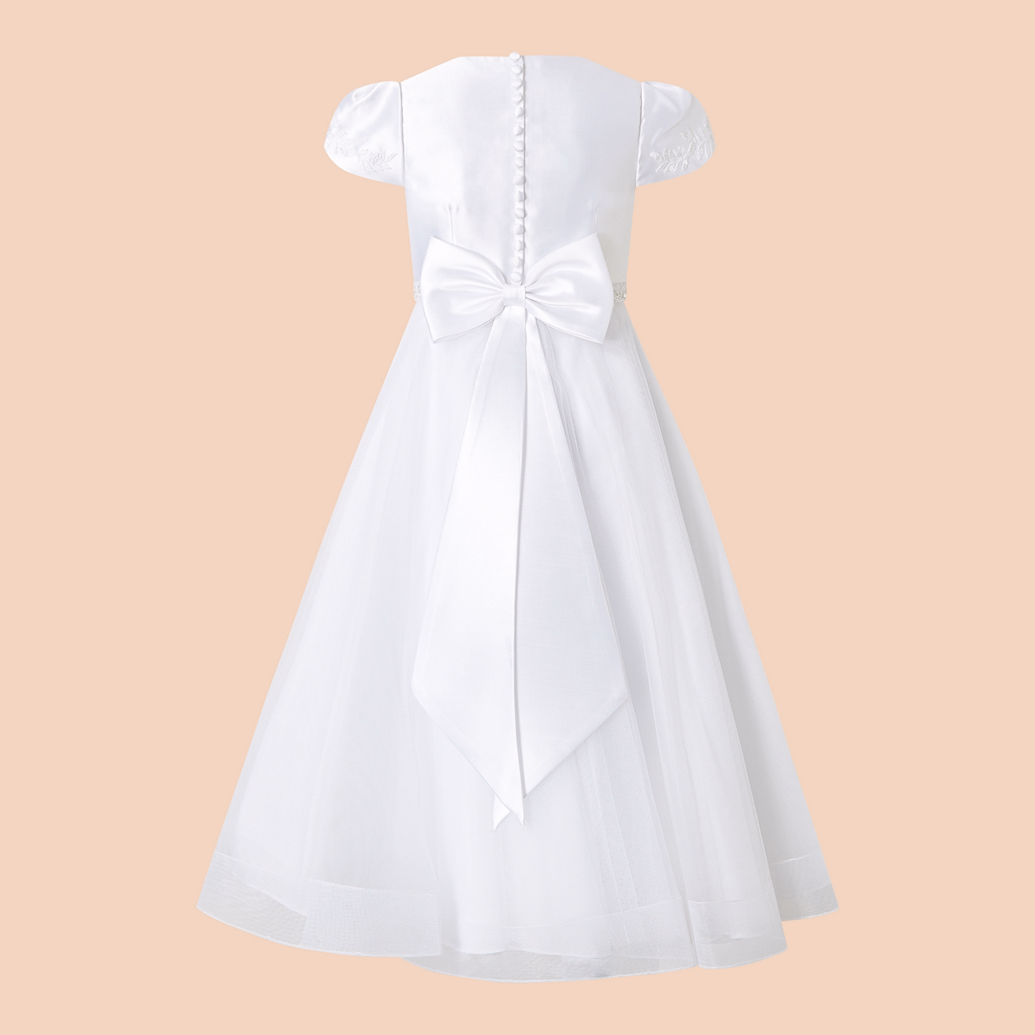 Lace Embroidered Communion Dress