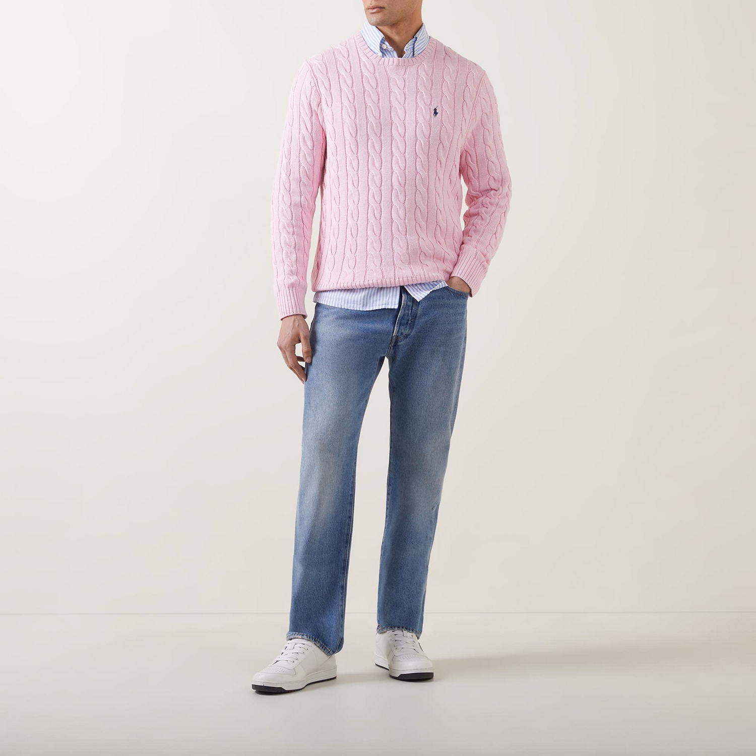 Roving Cable Knit Sweater