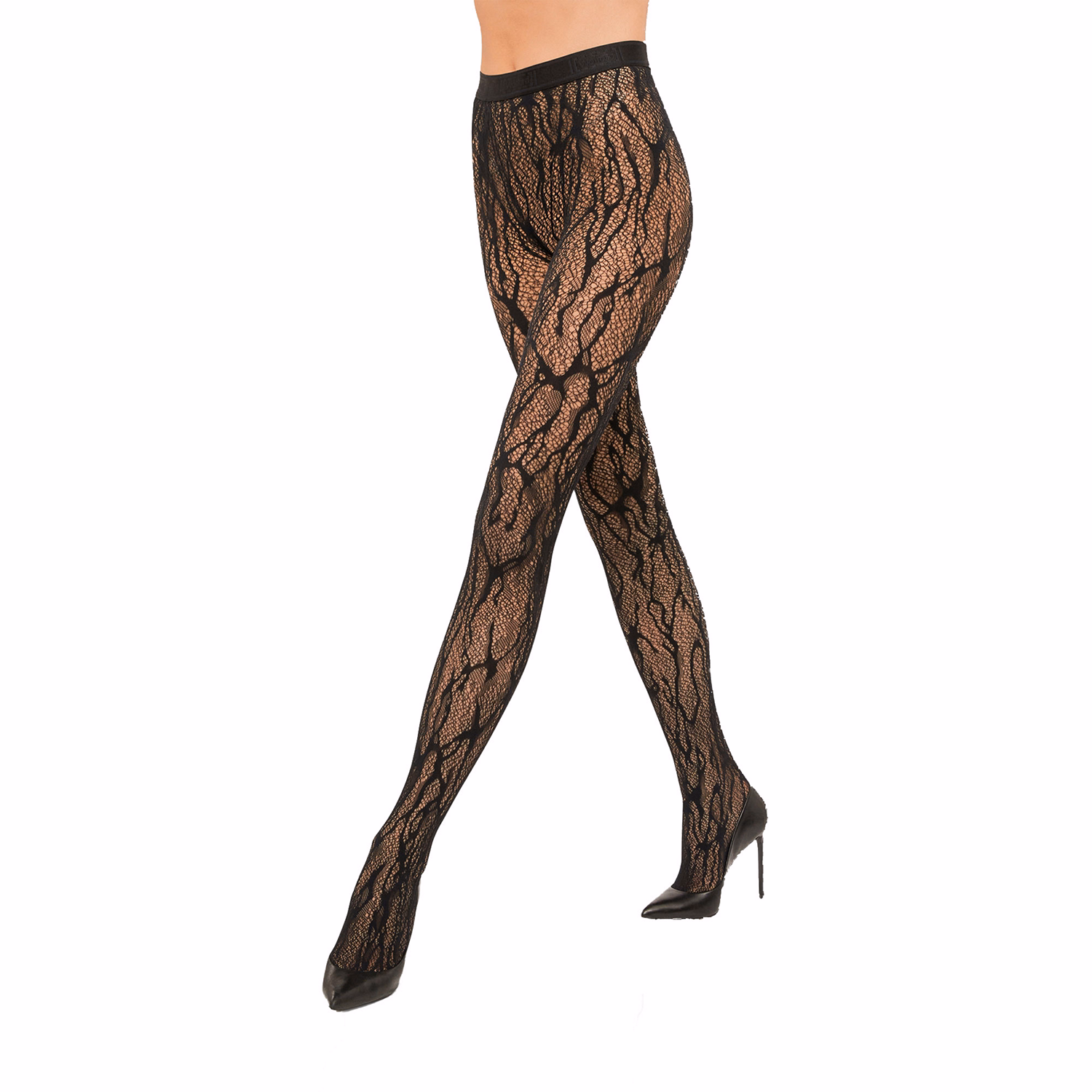 Snake Lace Tights