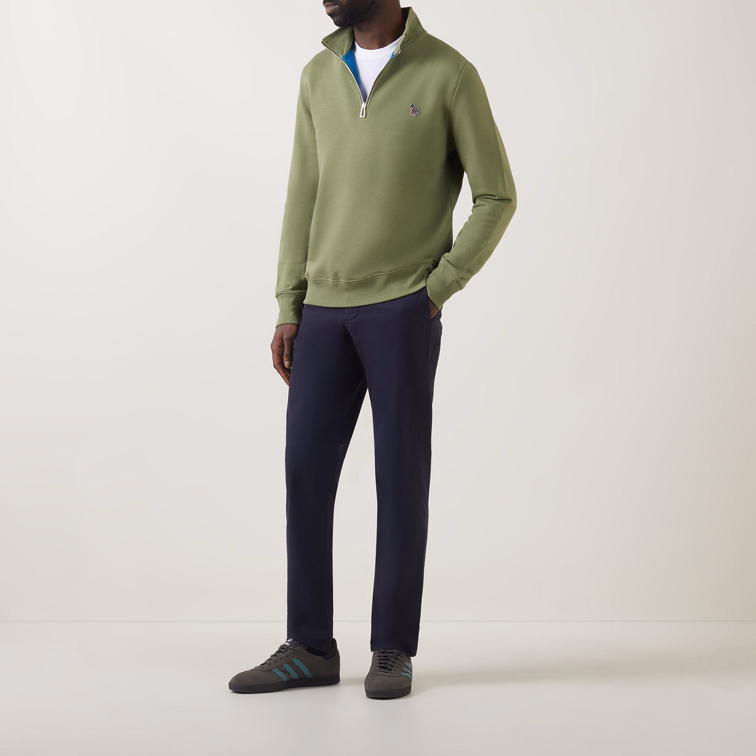 Half-Zip Logo Sweatshirt