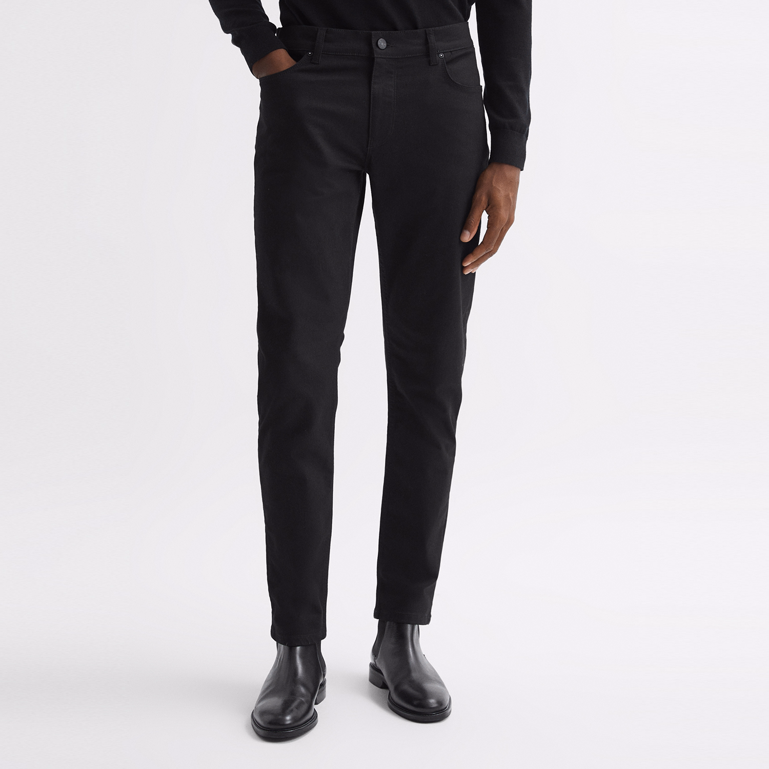 Jet Mid-Rise Slim-Fit Jeans