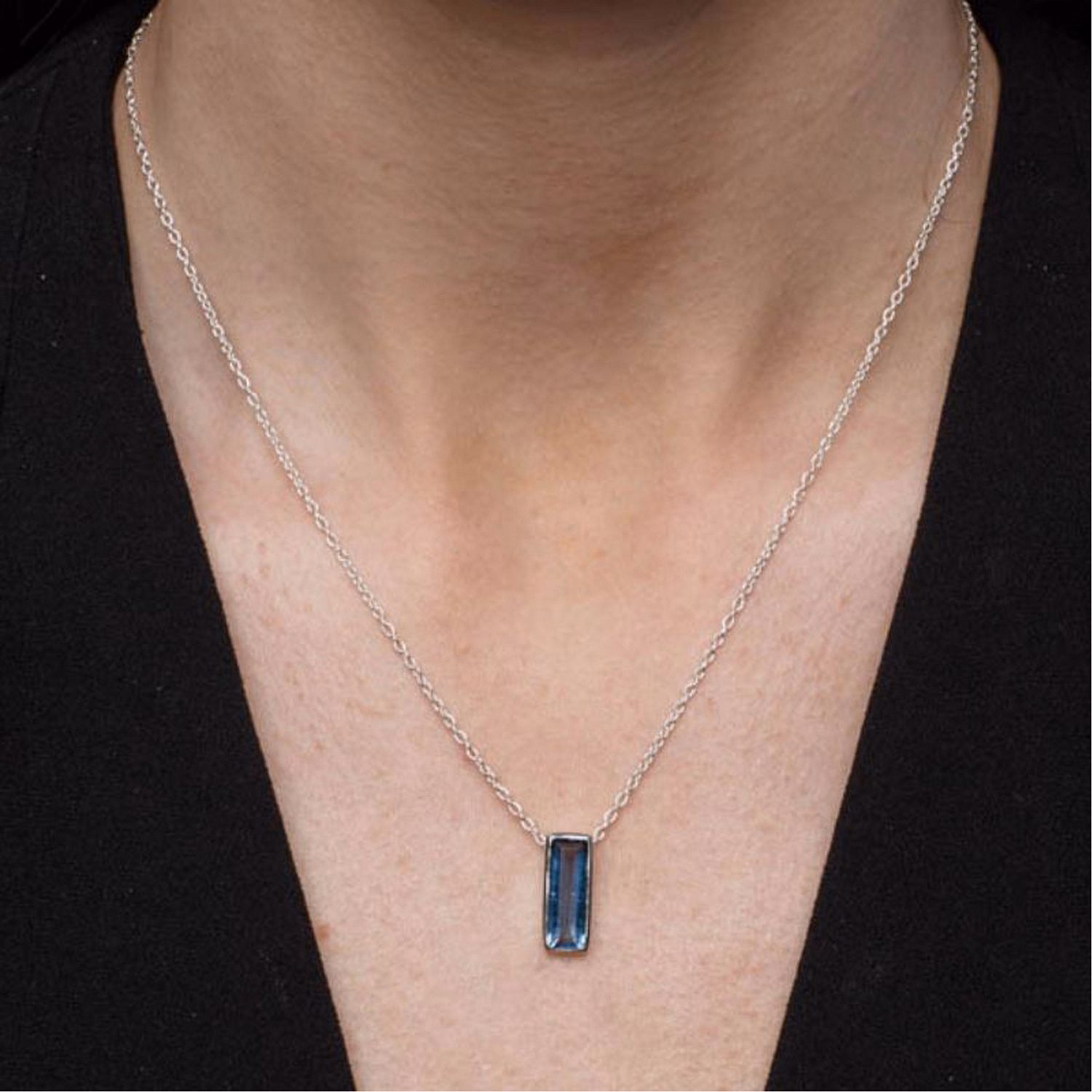 Manhattan Lolite Pendant Necklace