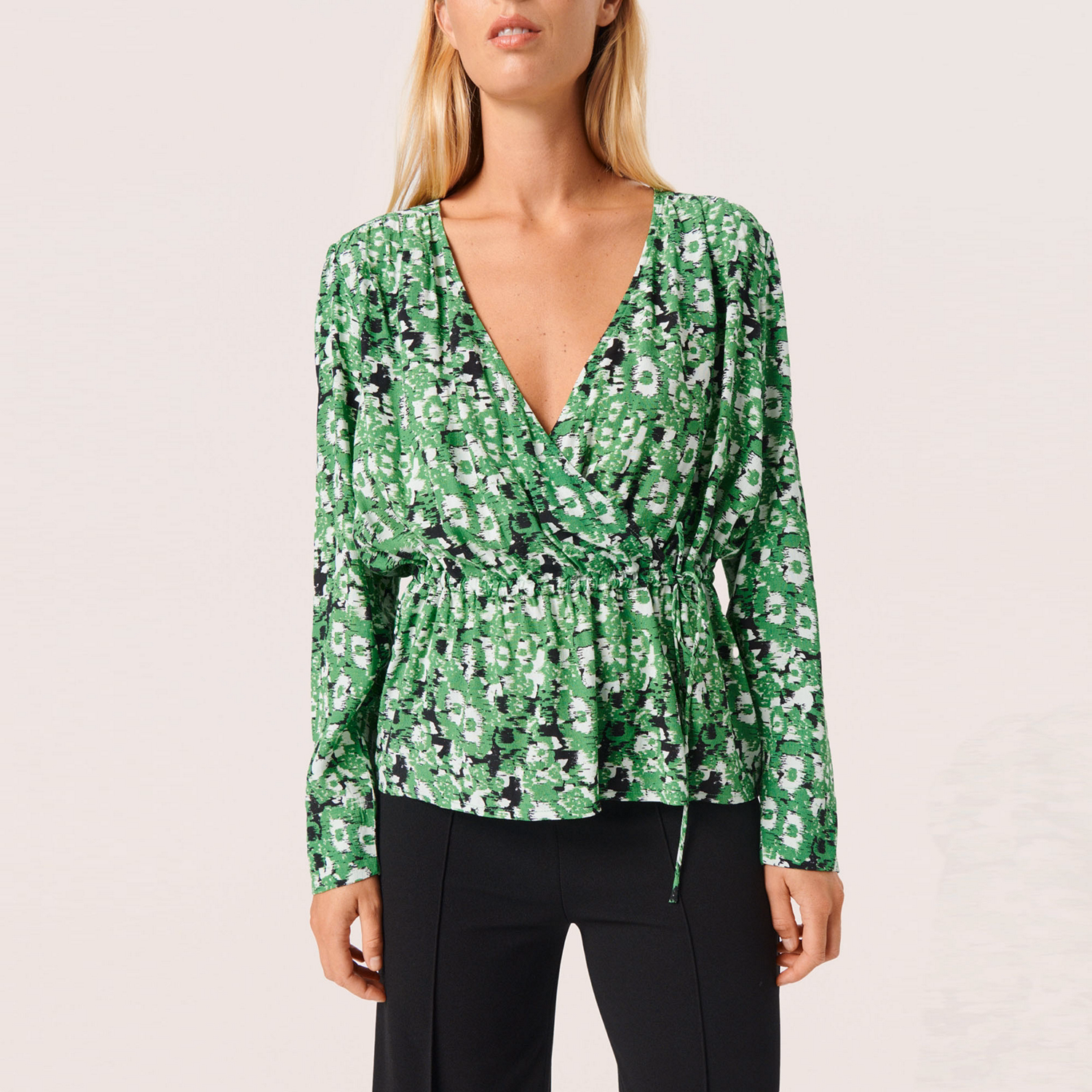 Ina Floral Wrap Blouse