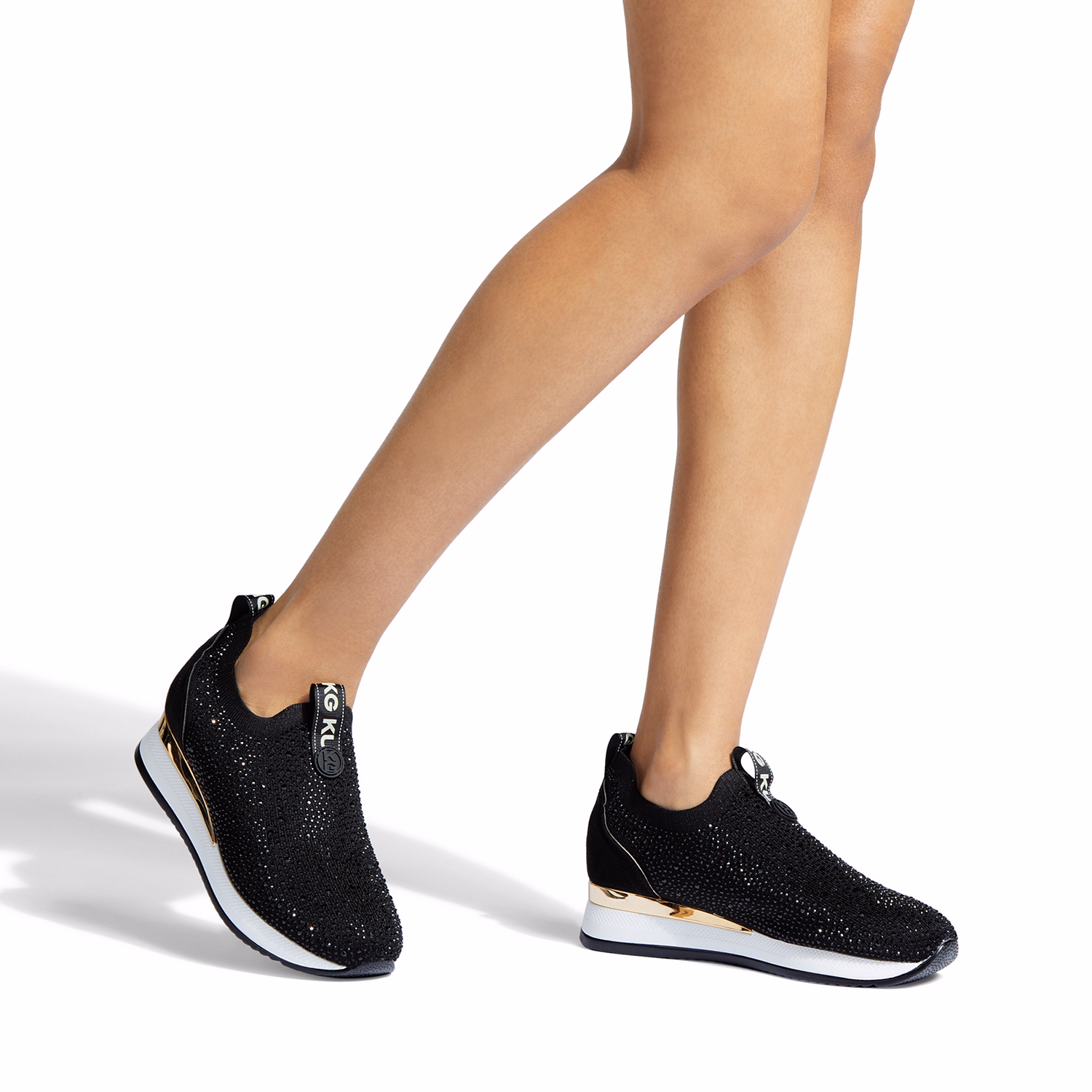 Lara Embellished Slip-On Trainers