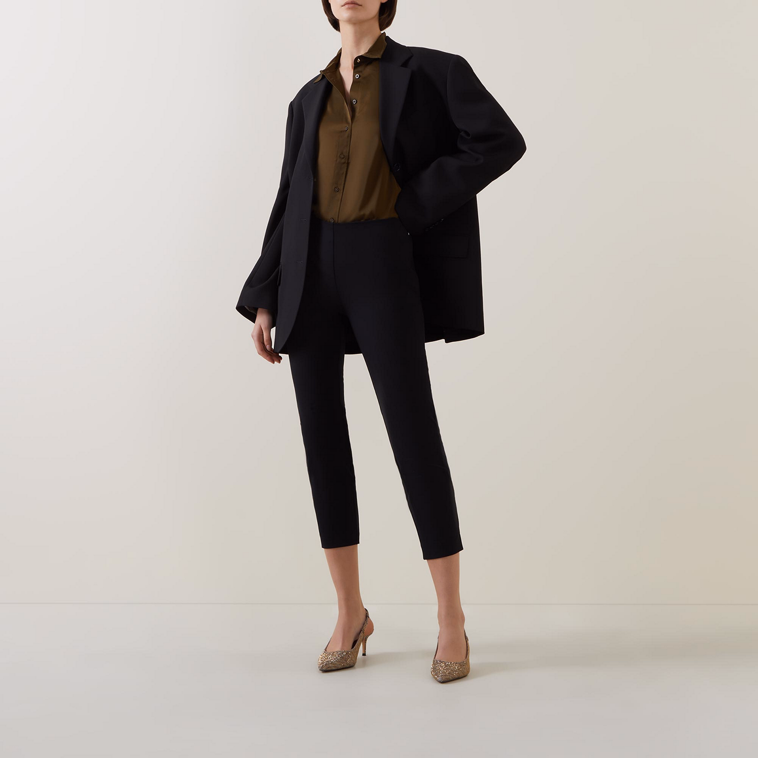 Keslina Skinny Cropped Trousers