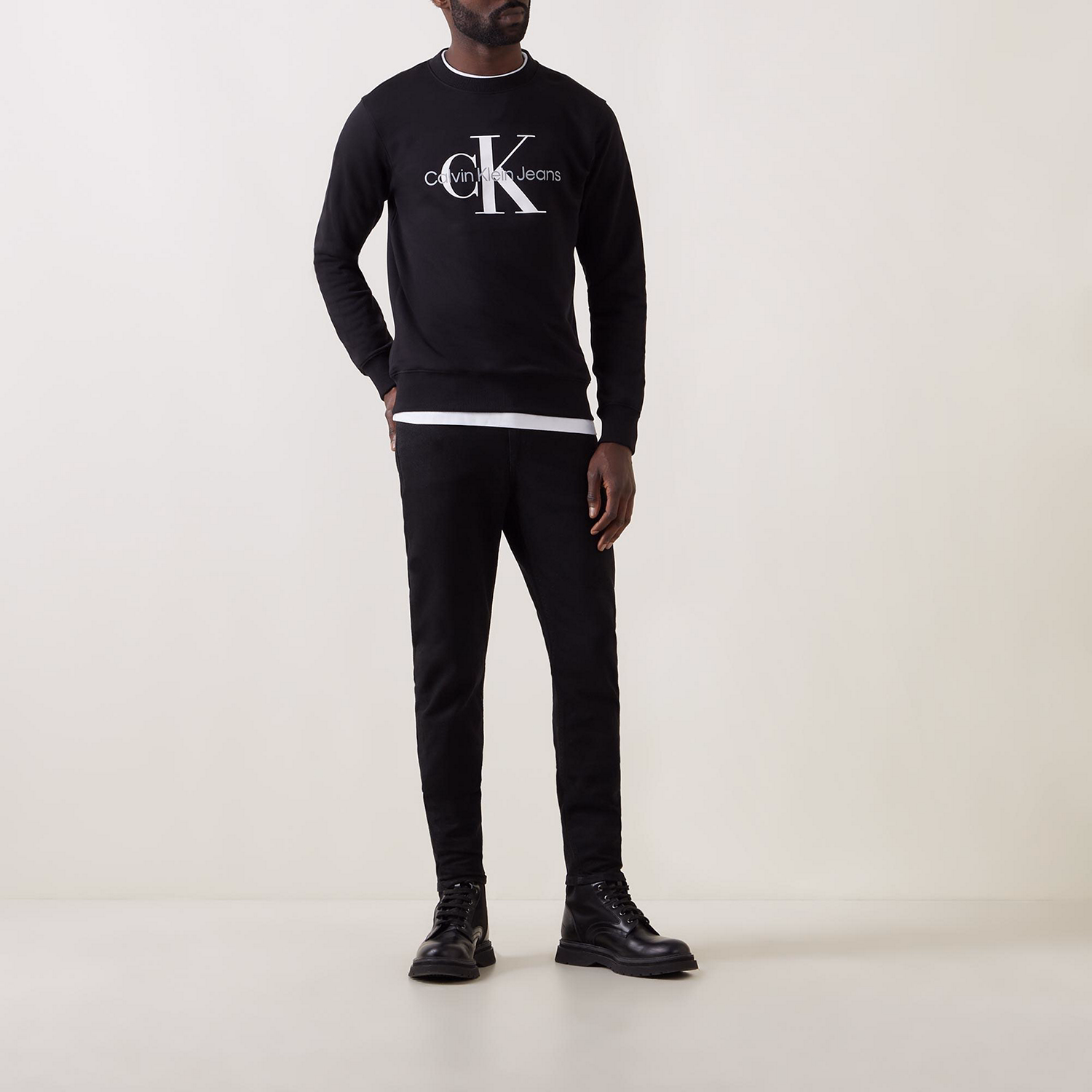 Monogram Logo Sweat Top