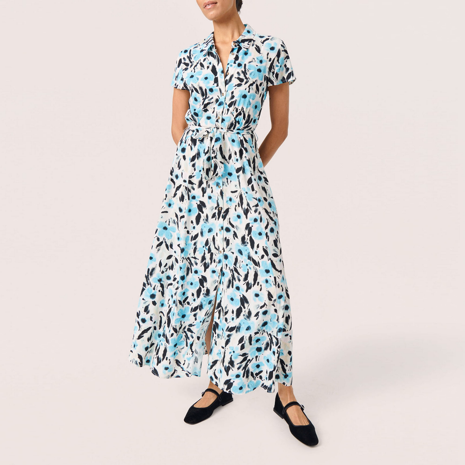 Arjana Printed Shirt Dress