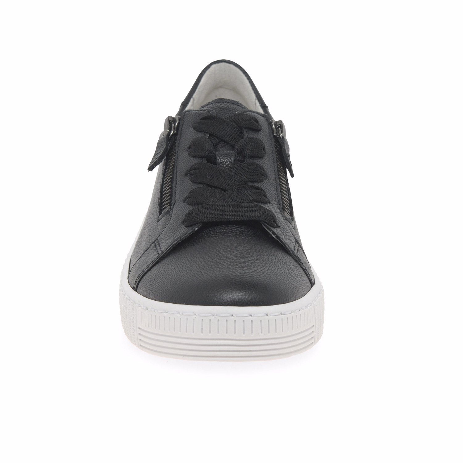 Wisdom Side-Zip Lace-Up Trainers