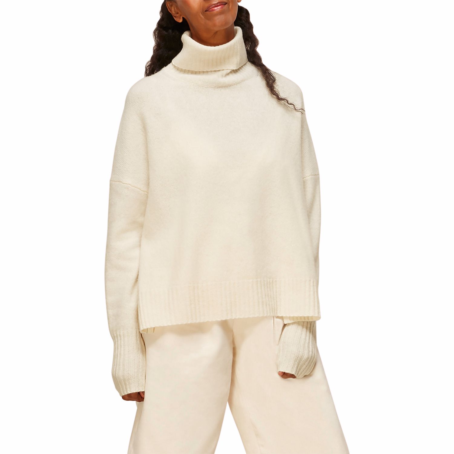 Roll Neck Merino Wool Sweater