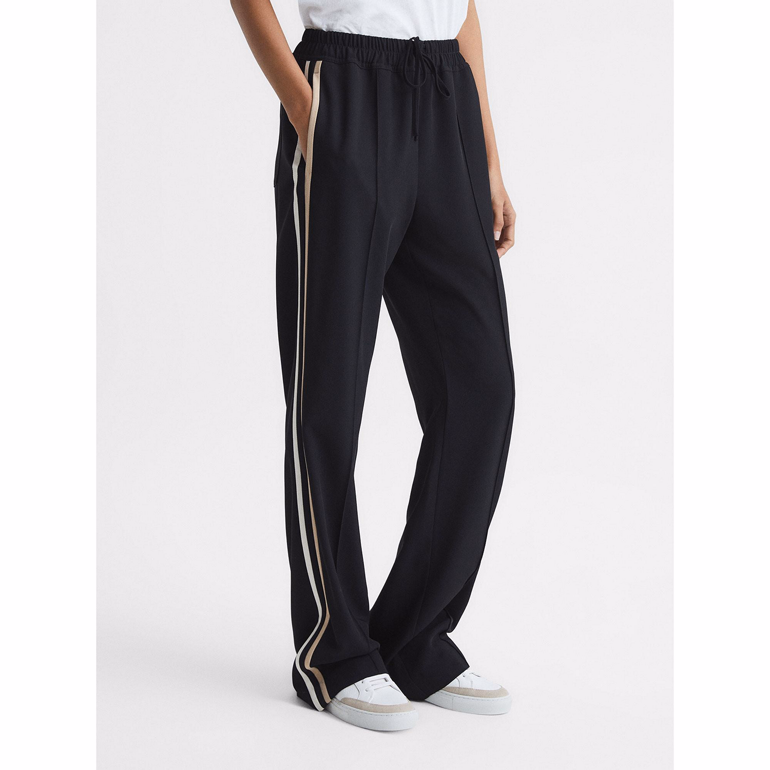Odell Wide Leg Pull-On Trousers