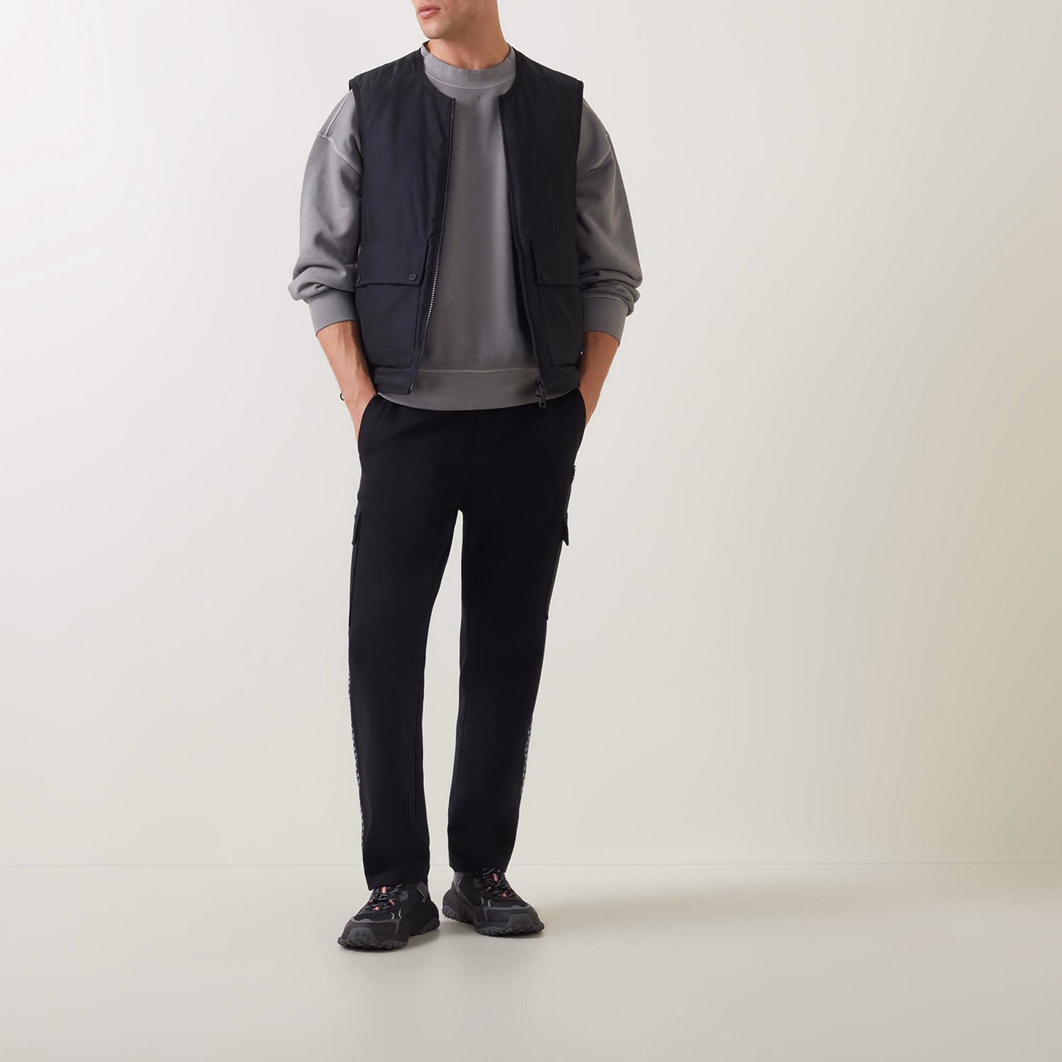 Dandul Logo Taped Sweatpants