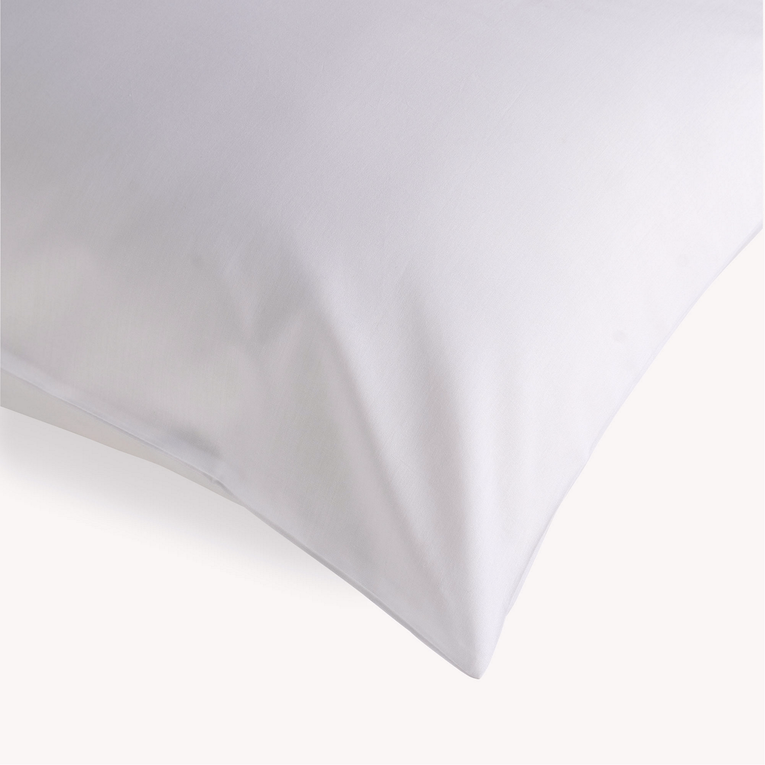 200 Thread Count Egyptian Cotton Standard Pillowcase Pair White