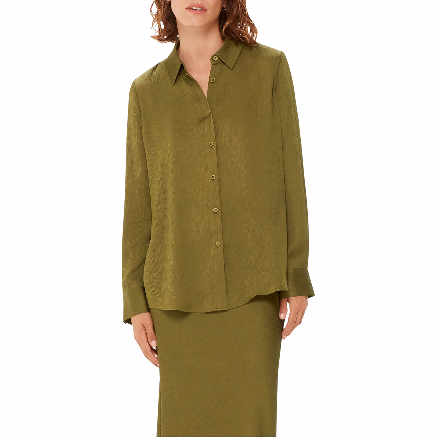 Molly Textured Satin Shirt