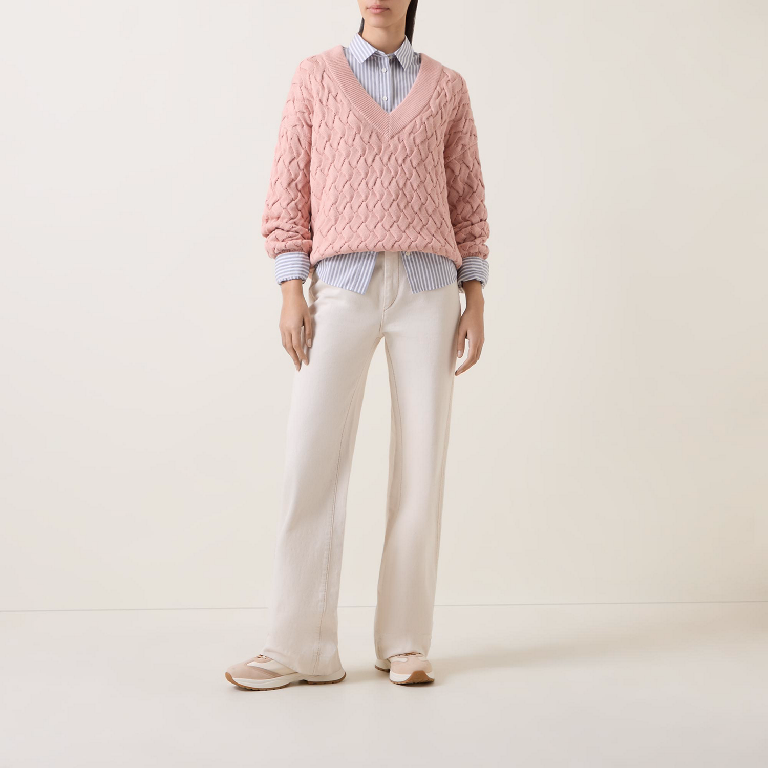 Chunky Textured-Knit Sweater