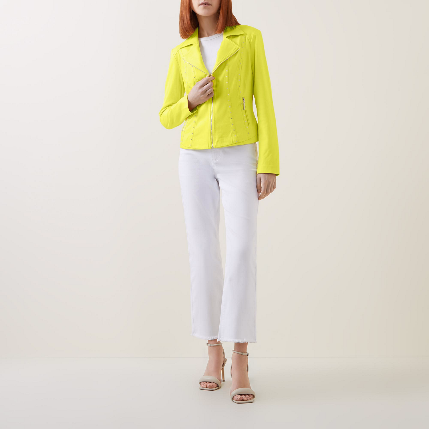 Studded Zip-Through Jacket