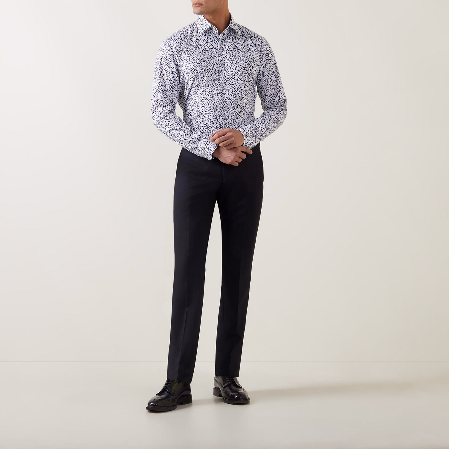 Hank Printed Slim Fit Shirt