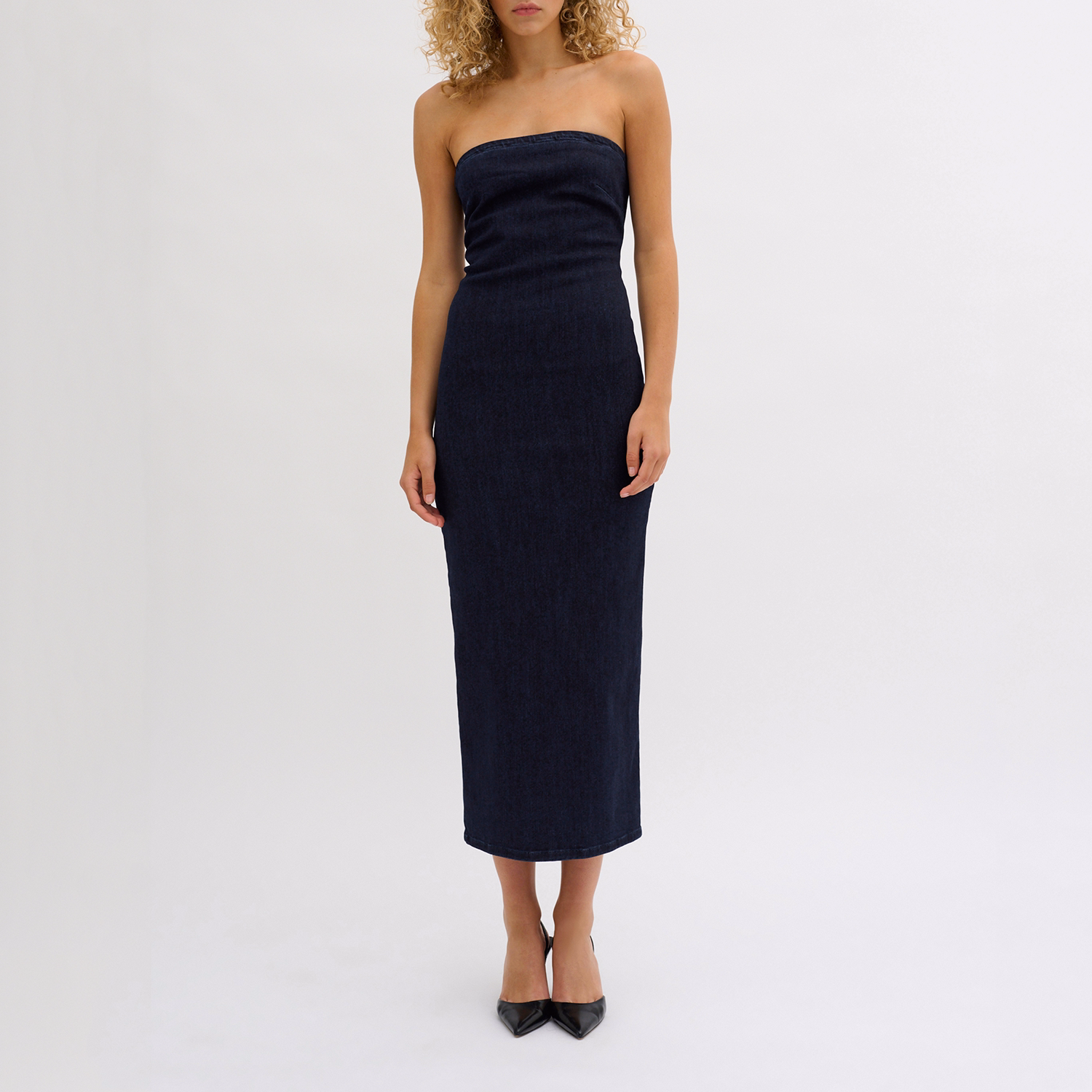 Ayo Strapless Denim Dress
