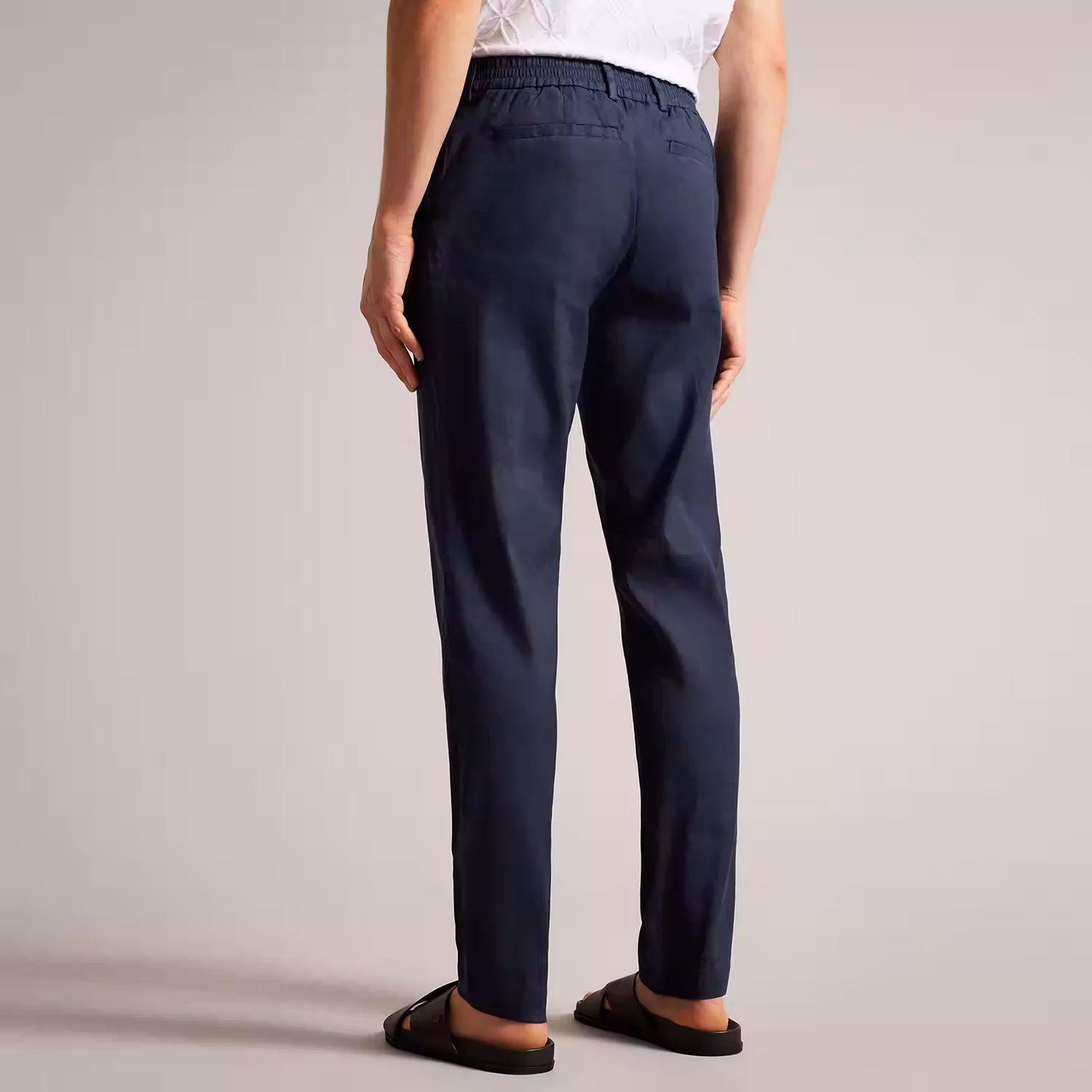 Portmay Slim Fit Dogtooth Trousers