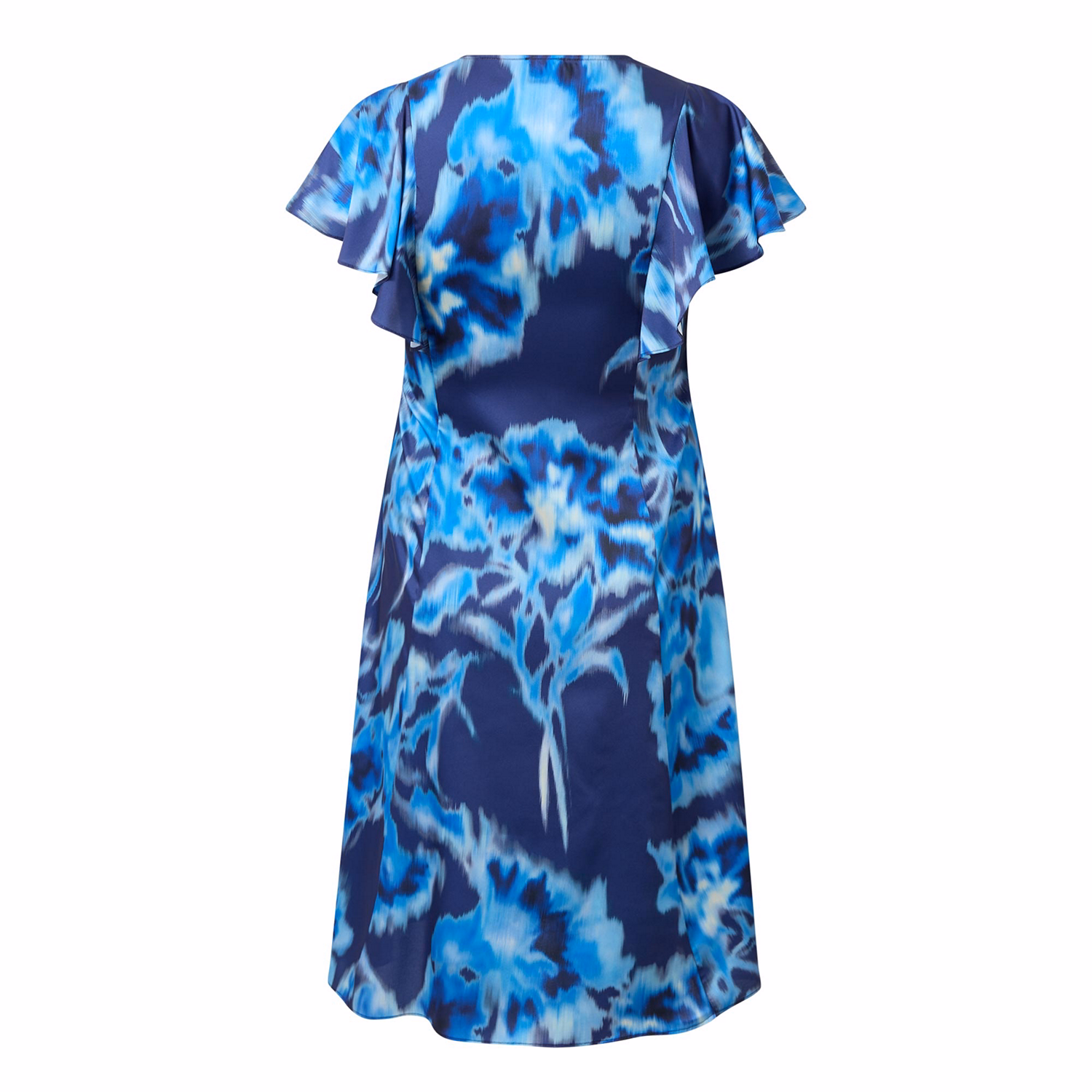 Abstract Floral-Print Dress