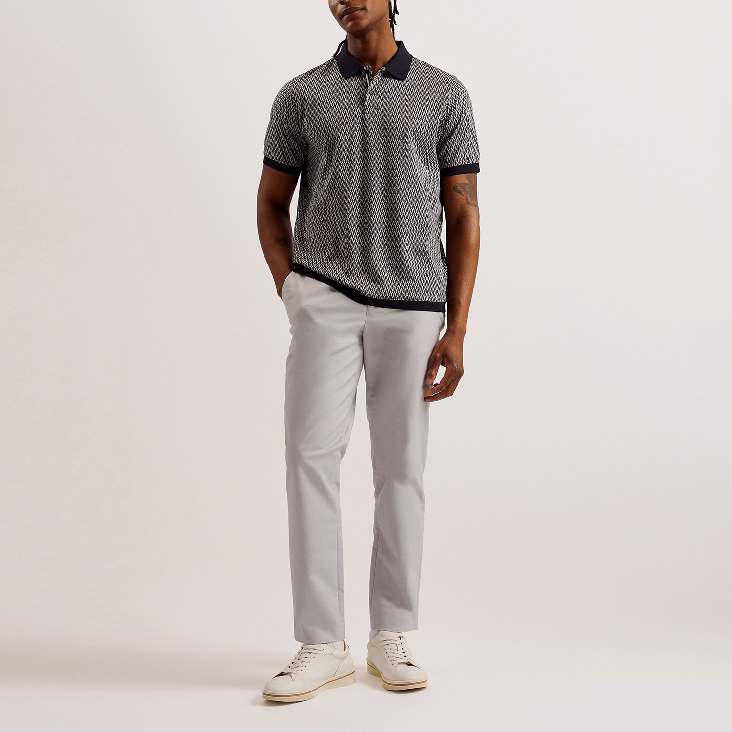 Tailored Slim-Fit Trousers