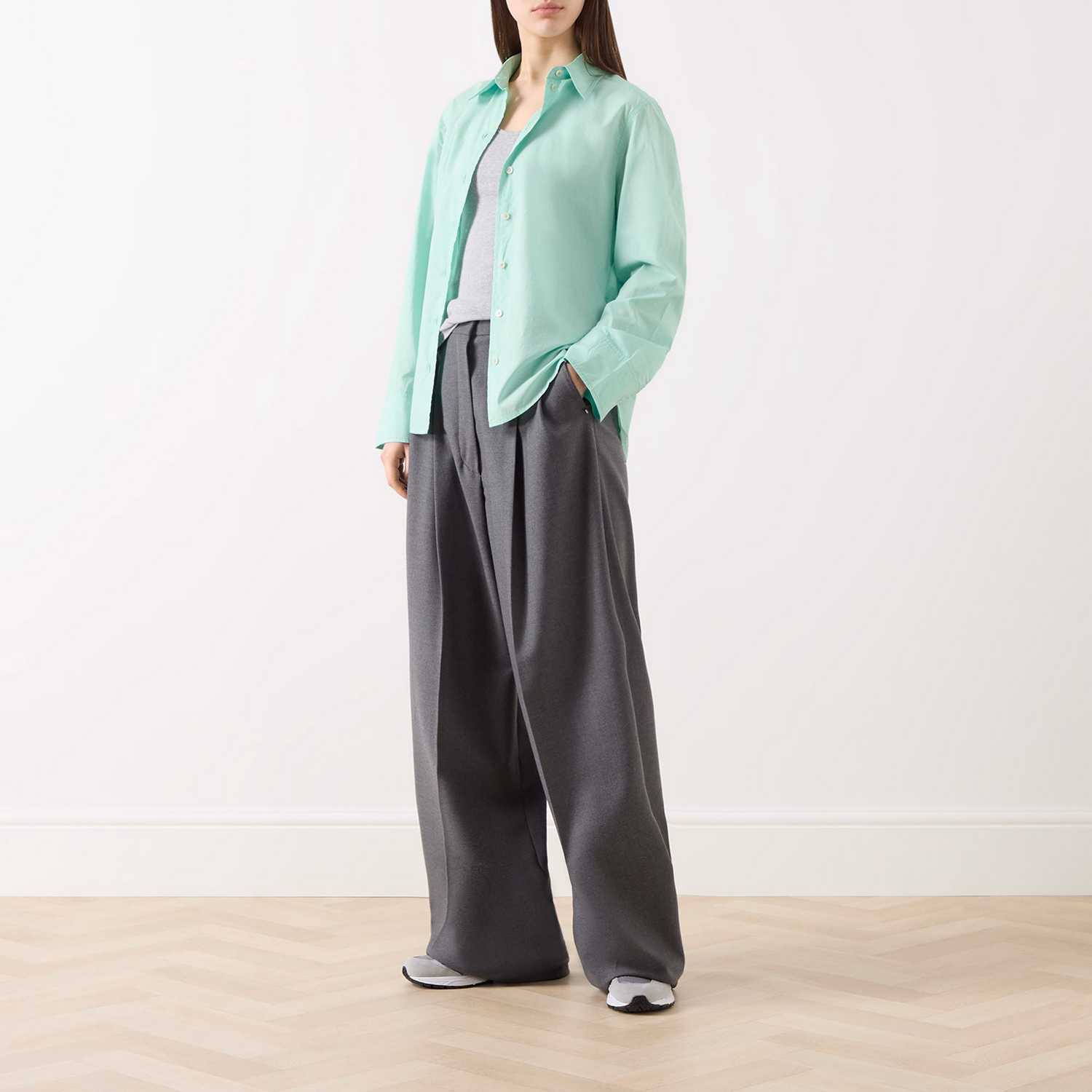 A-Shape Poplin Shirt