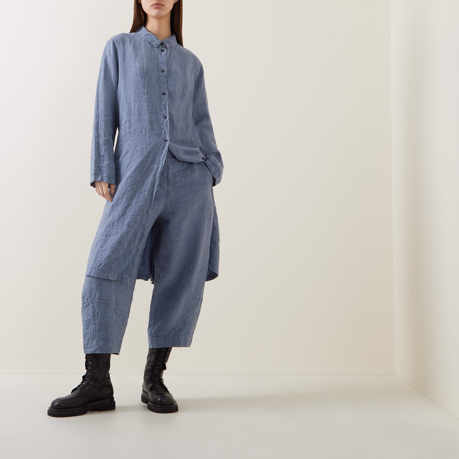 Veranti High-Rise Cropped Trousers