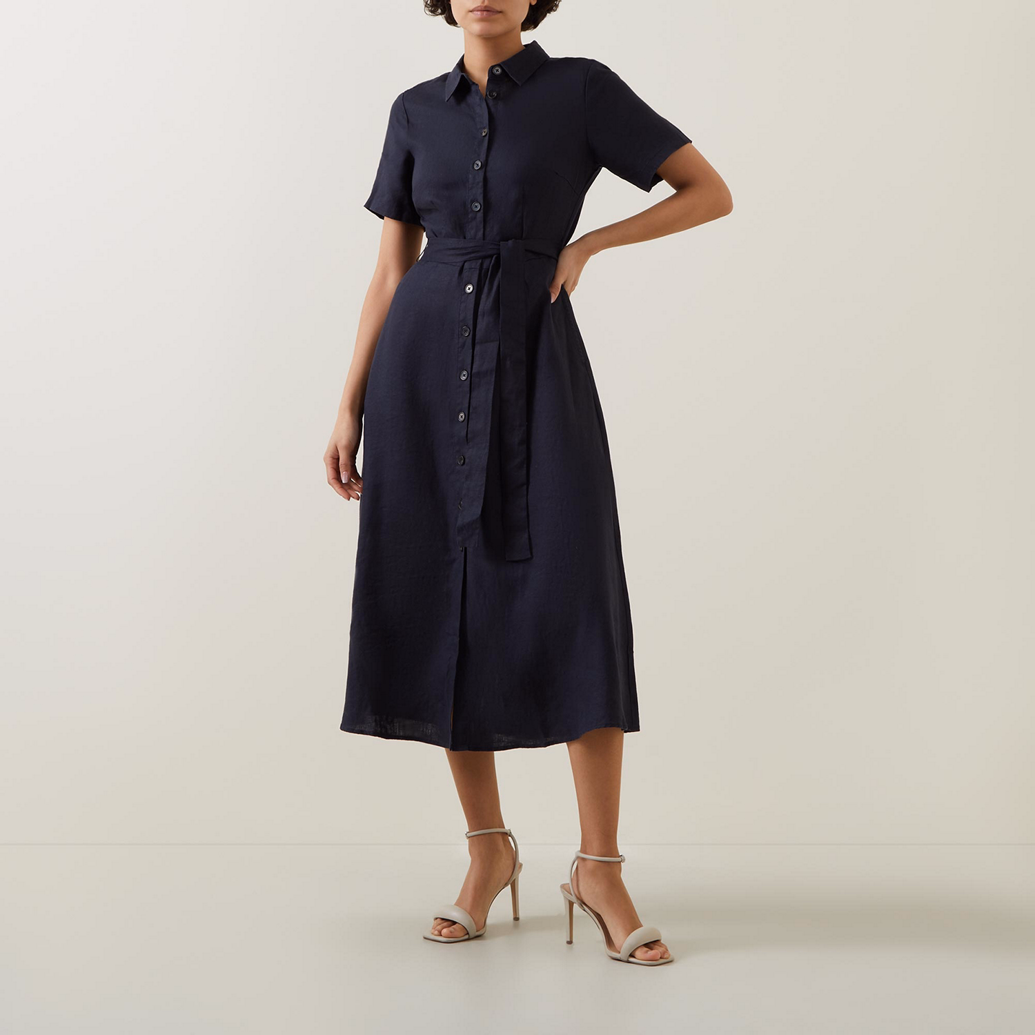 Eflin Linen Shirt Dress