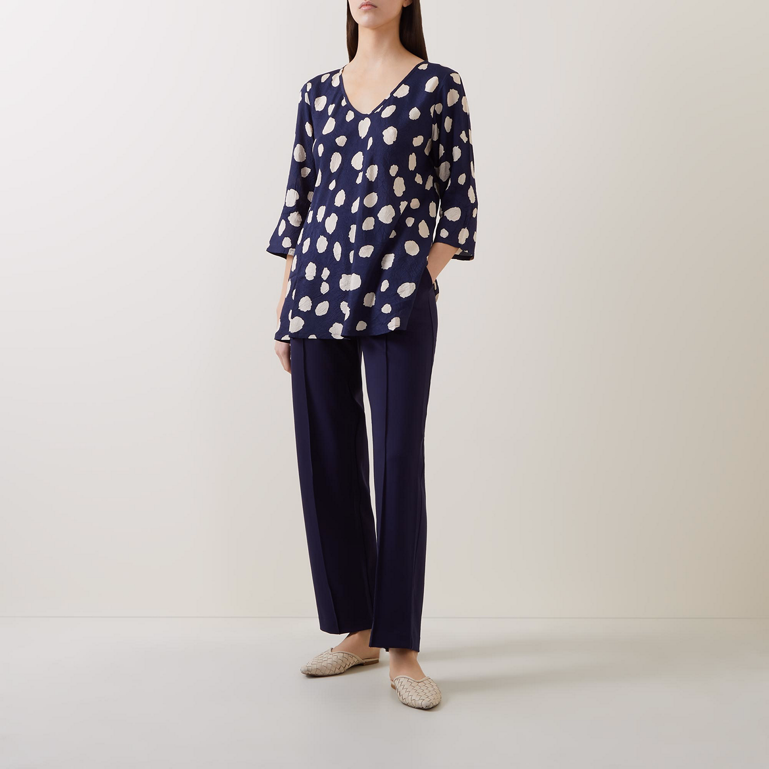 Kata Abstract Print Top