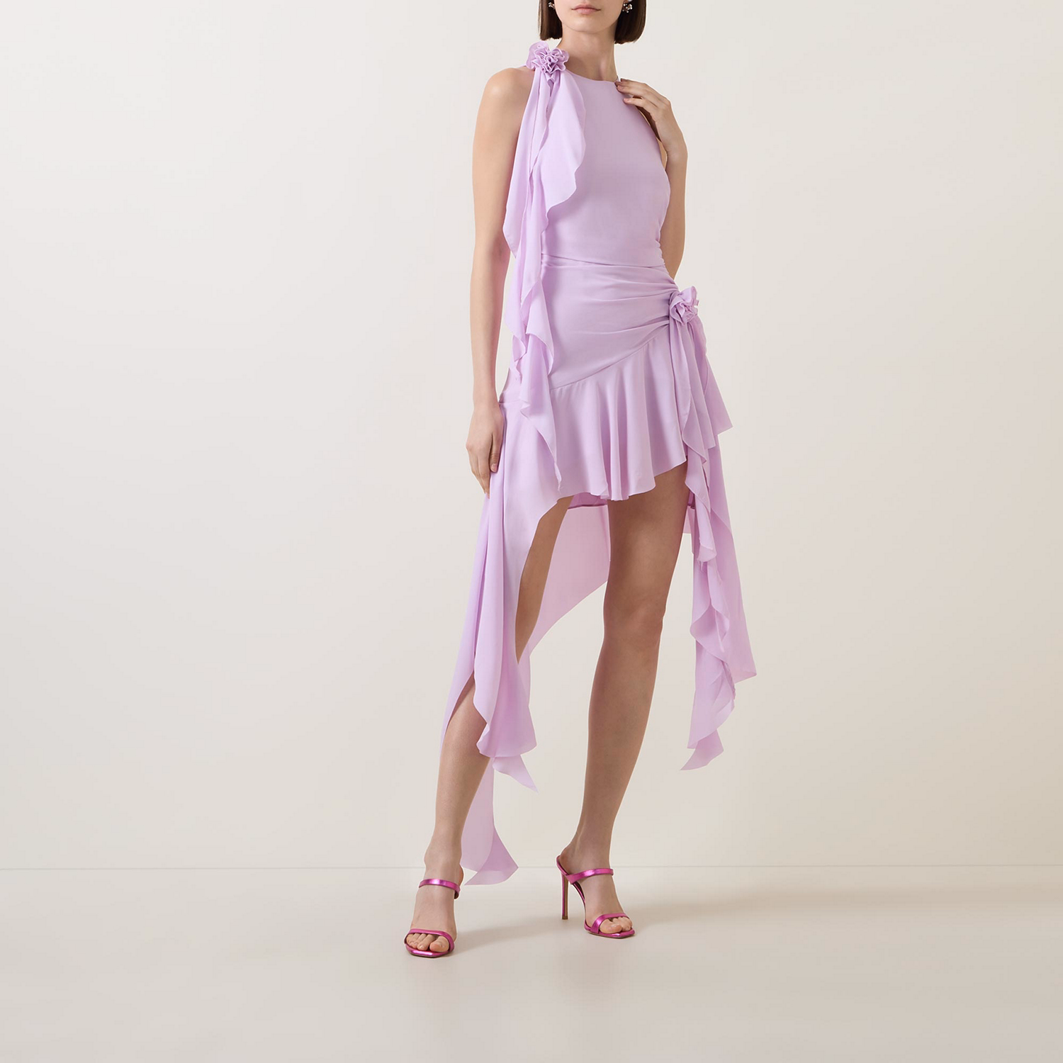 Ivana Ruffle Mini Dress