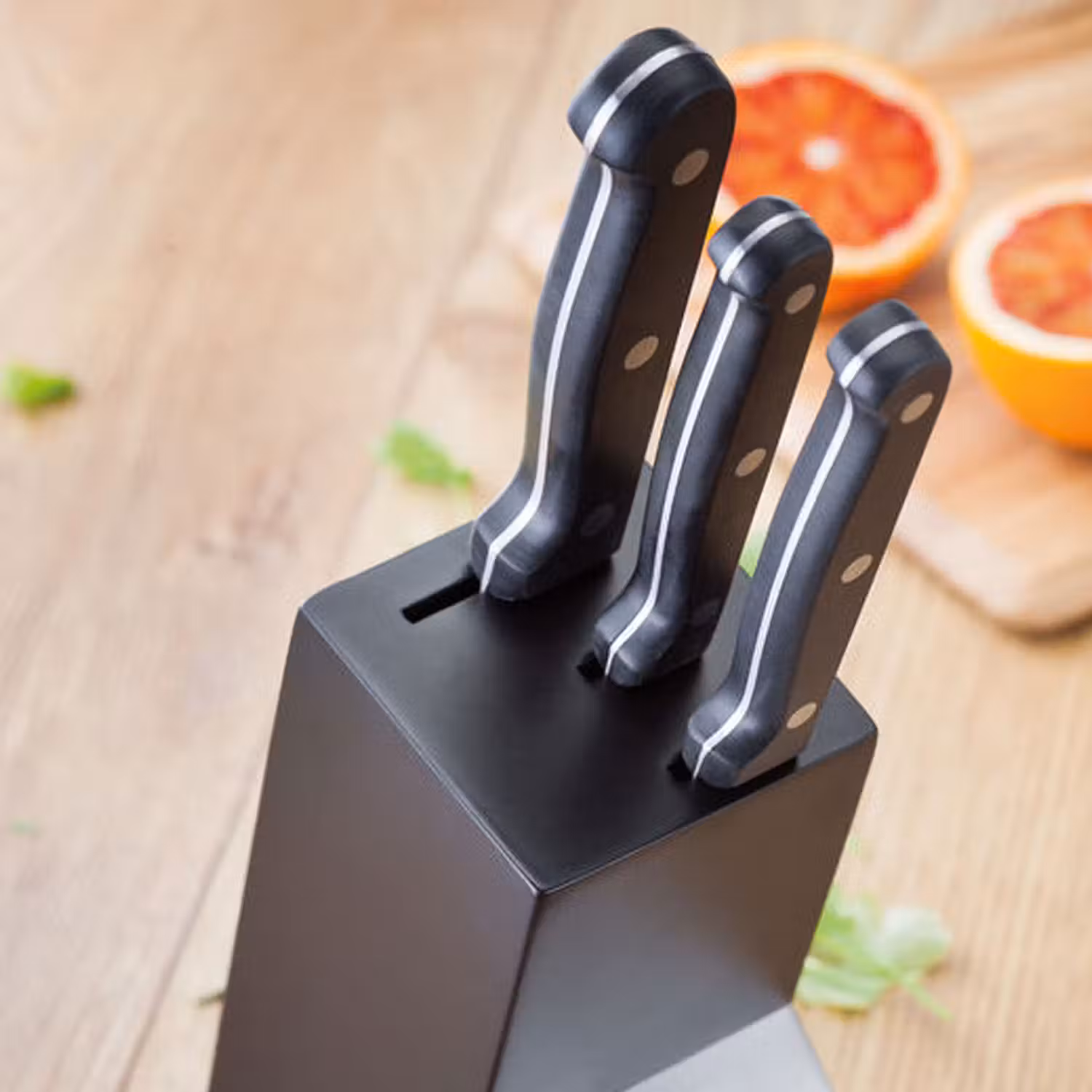 Sabatier IV Three Piece Knife Block Set