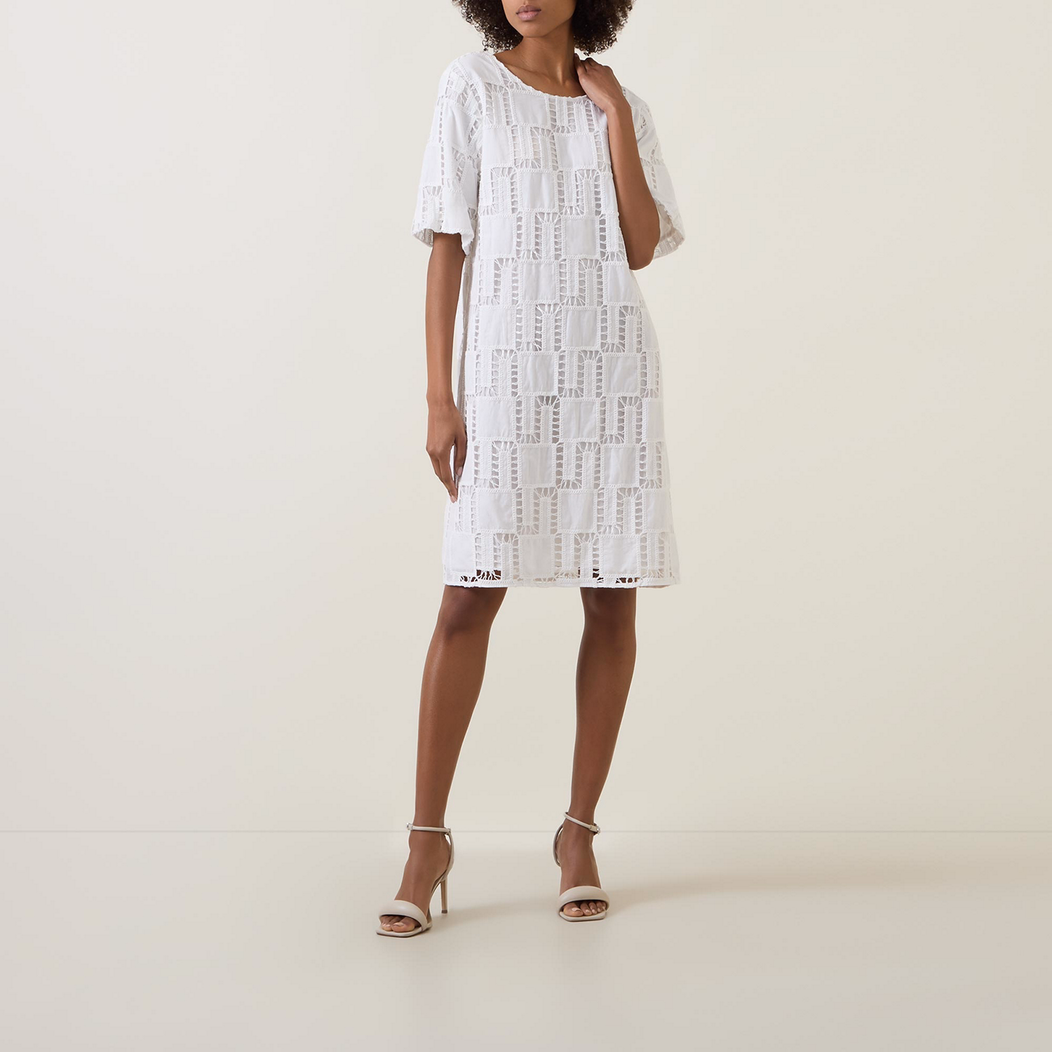 Textured Shift Dress