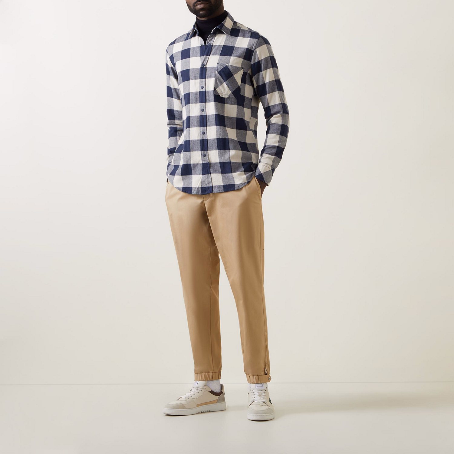 Riou Flannel Check Shirt
