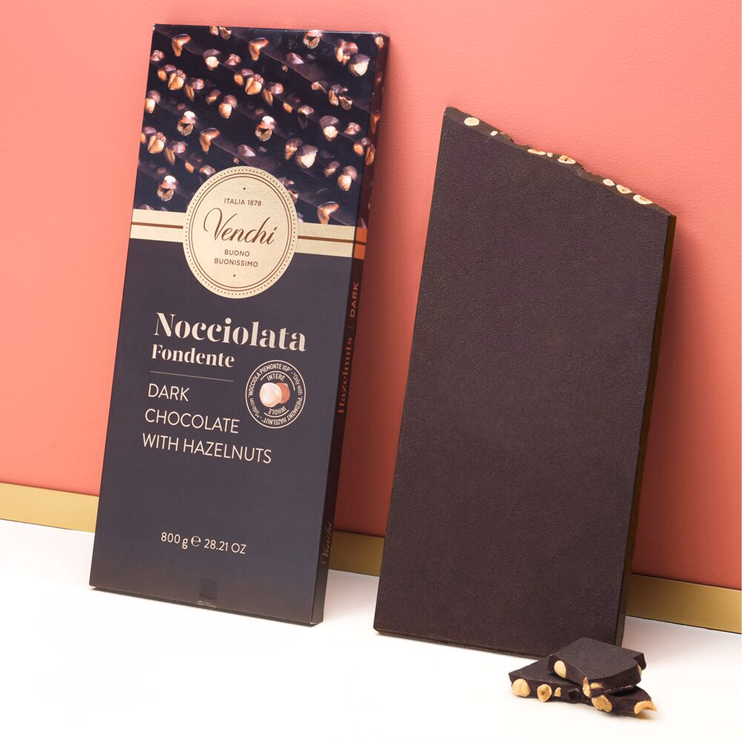 Dark Chocolate With Hazelnuts Maxi Bar