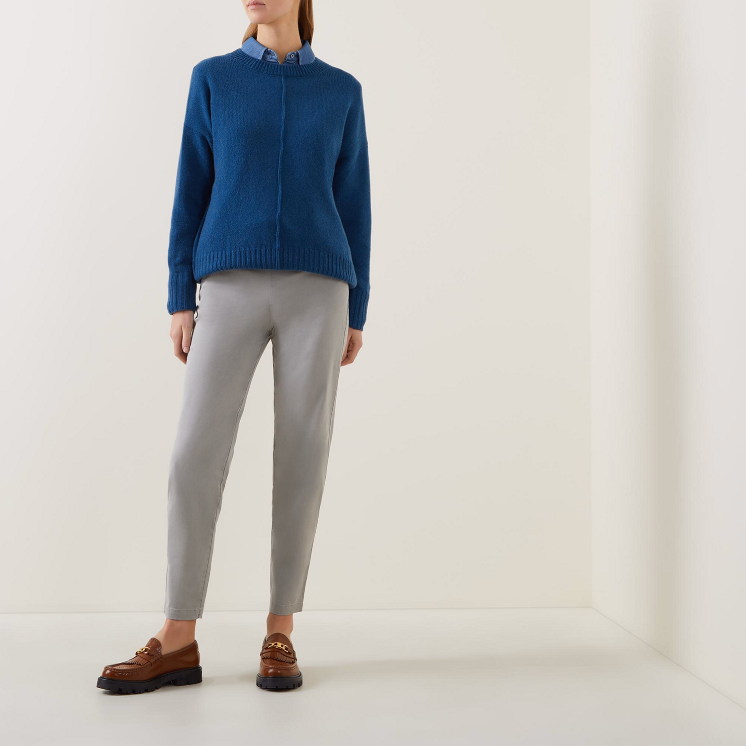 Pibaus Split-Hem Sweater