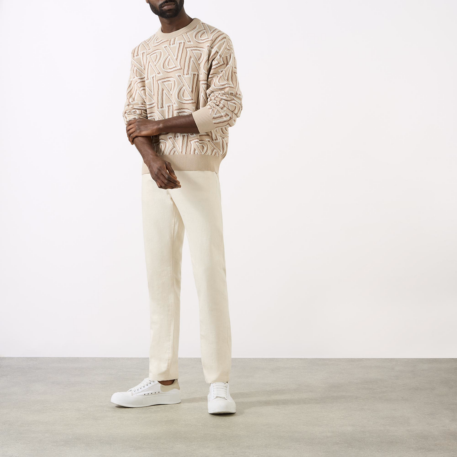 Graphic Knitted Sweater