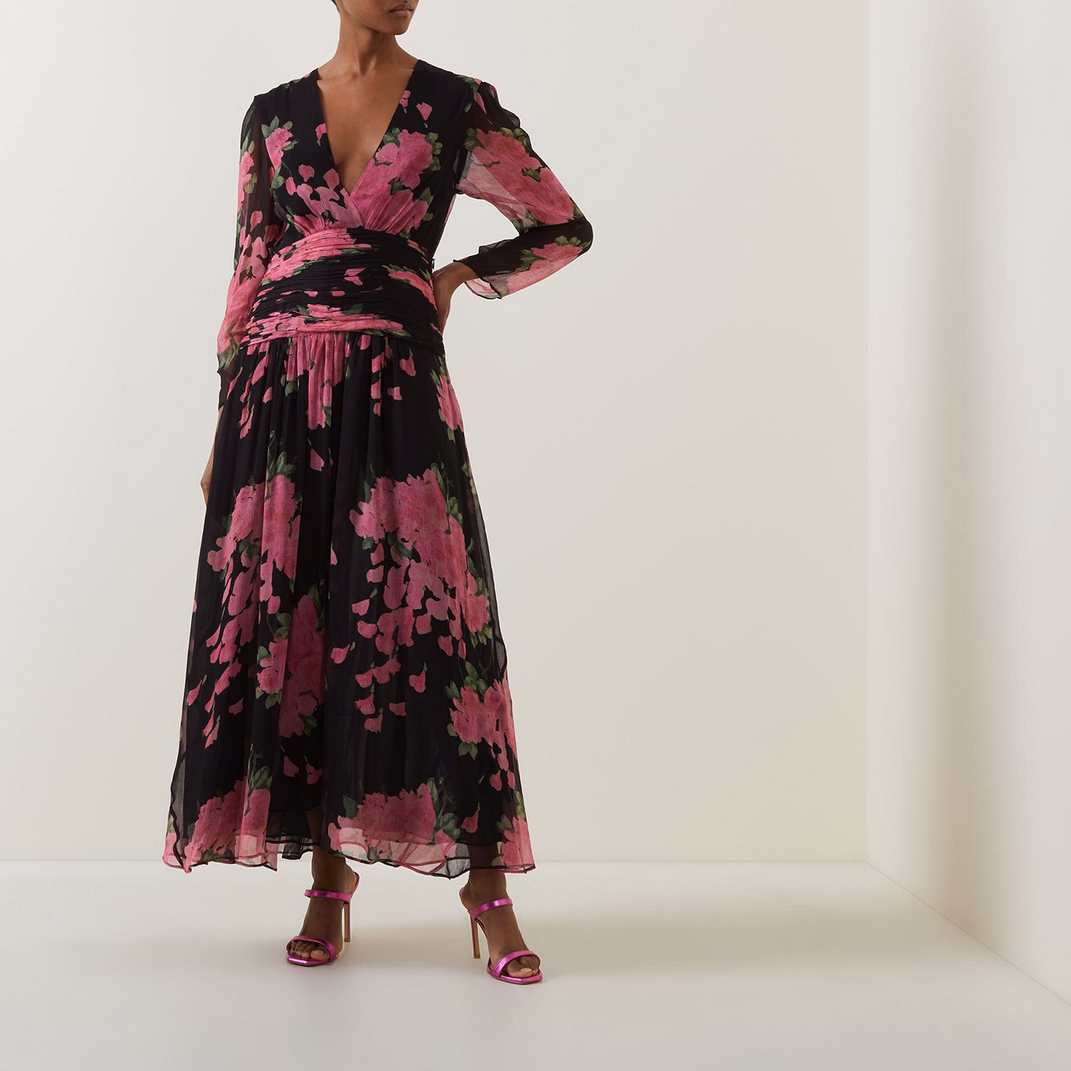 Racquel Floral Print Dress