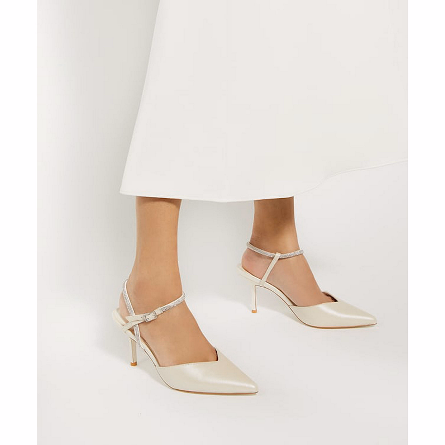 Companion Diamante-Embellished Pumps