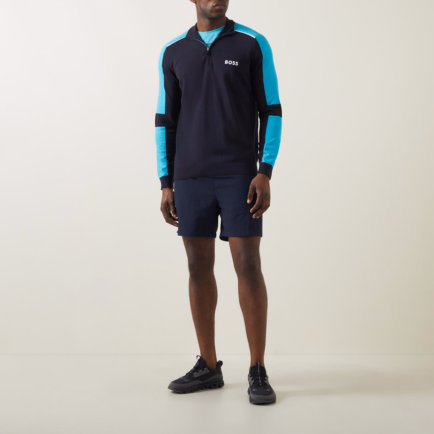 Zelchior Half-Zip Logo Sweater