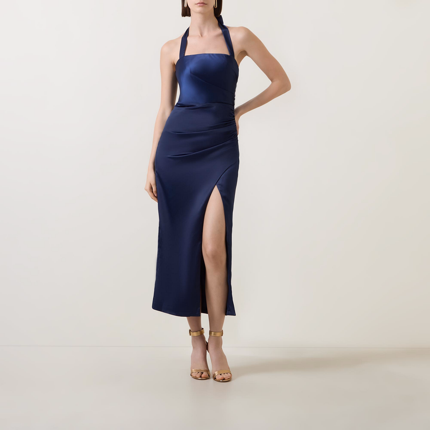 Lorelai Ruched Fitted Dress