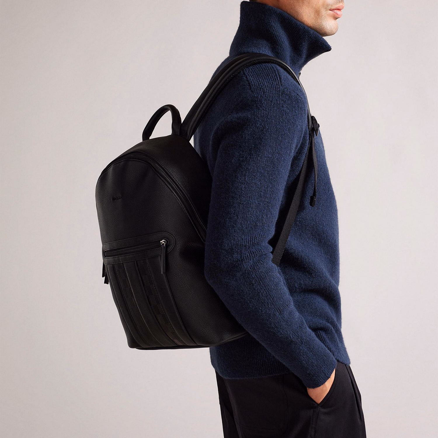 Waynor House Check PU Backpack