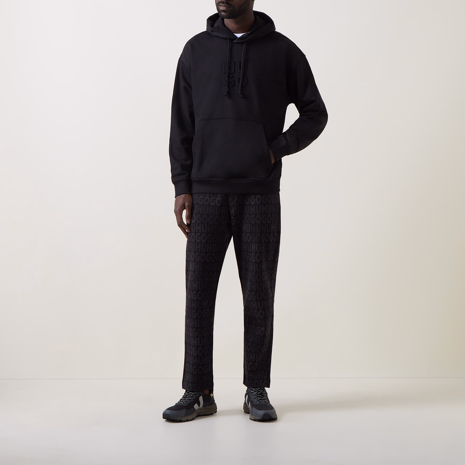 Dokras Embossed Logo Hoodie